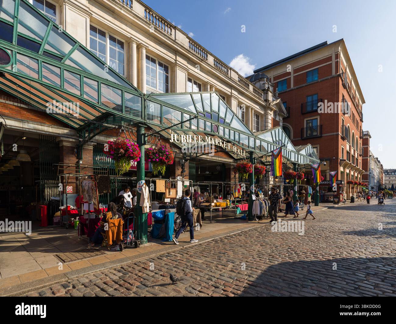Jubilee Market si trova a Jubilee Hall a Covent Garden, Londra. Il primo mercato in Covent Garden piazza Foto Stock