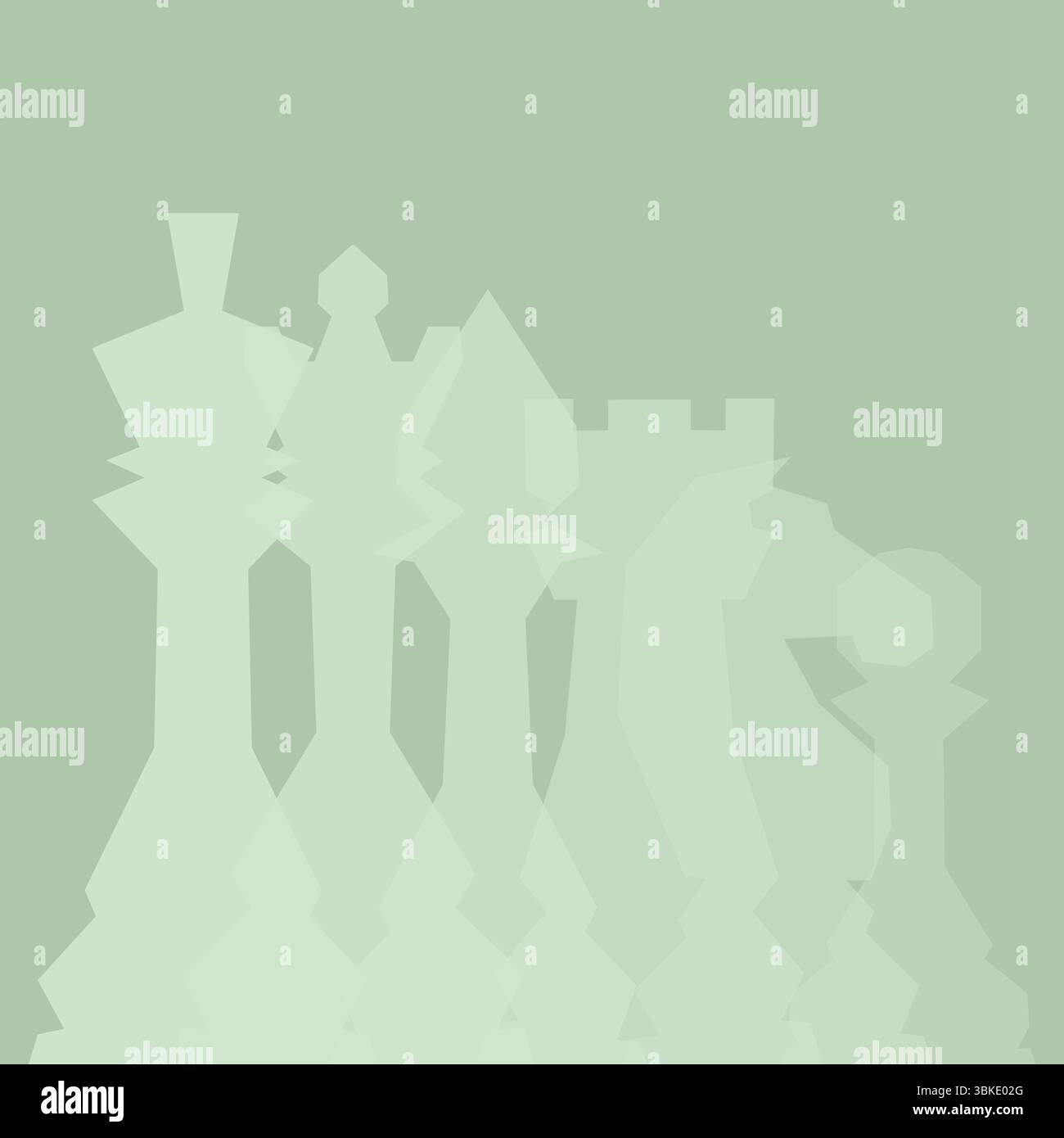 Sfondo degli scacchi. Poster per il torneo di scacchi. Illustrazione astratta del design degli scacchi. Concetto di giornata degli scacchi. Competizione, sport intellettuale, campionato. Illustrazione Vettoriale