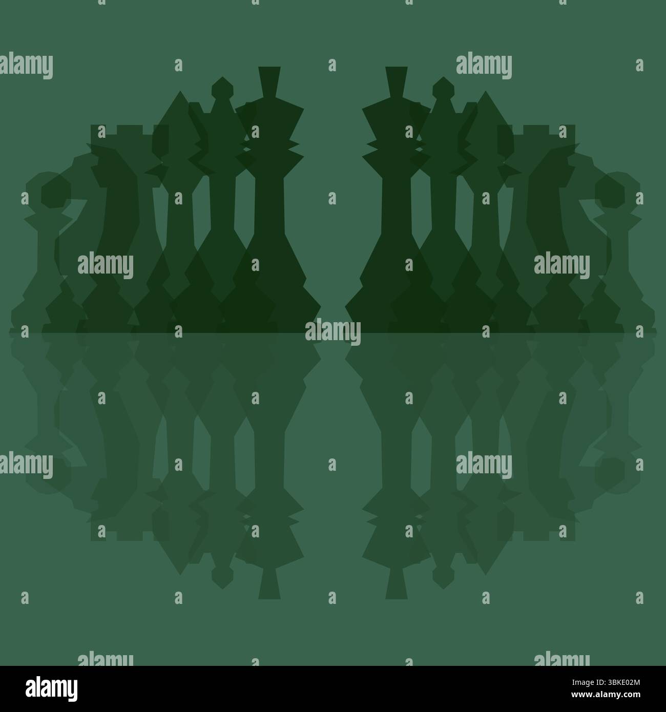 Sfondo degli scacchi. Poster per il torneo di scacchi. Illustrazione astratta del design degli scacchi. Concetto di giornata degli scacchi. Competizione, sport intellettuale, campionato. Illustrazione Vettoriale