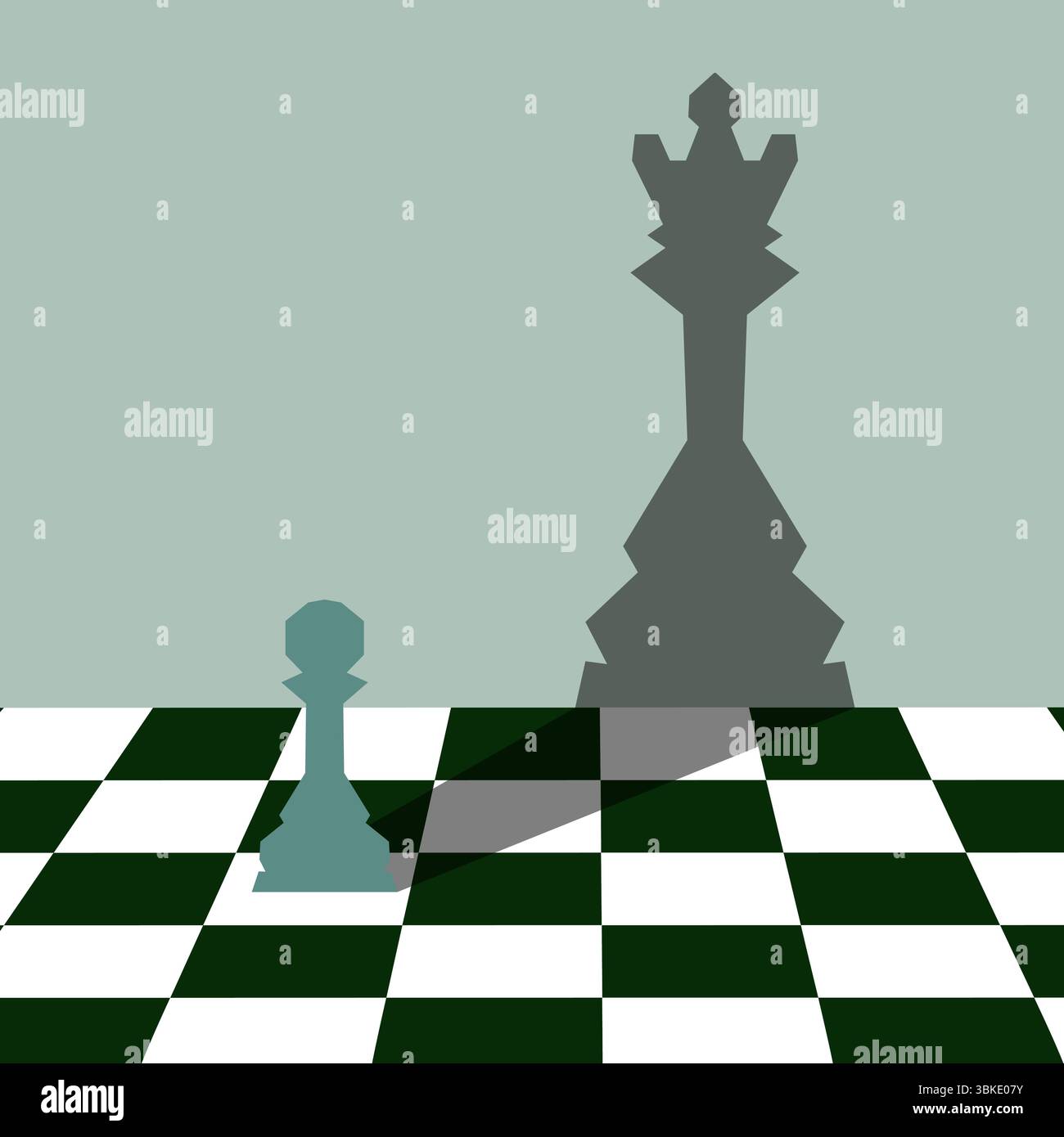 Sfondo degli scacchi. Poster per il torneo di scacchi. Illustrazione astratta del design degli scacchi. Figura degli scacchi Illustrazione Vettoriale