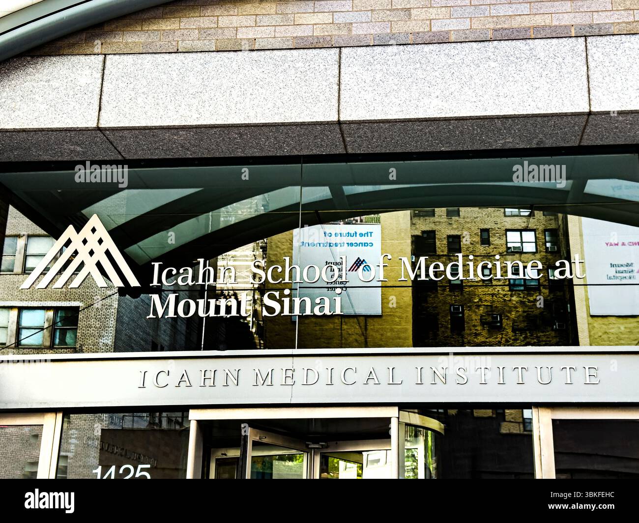Icahn Medical Institute presso Icahn School of Medicine a Mount Sinai, edificio esterno, Manhattan, New York City, New York, New York, STATI UNITI Foto Stock