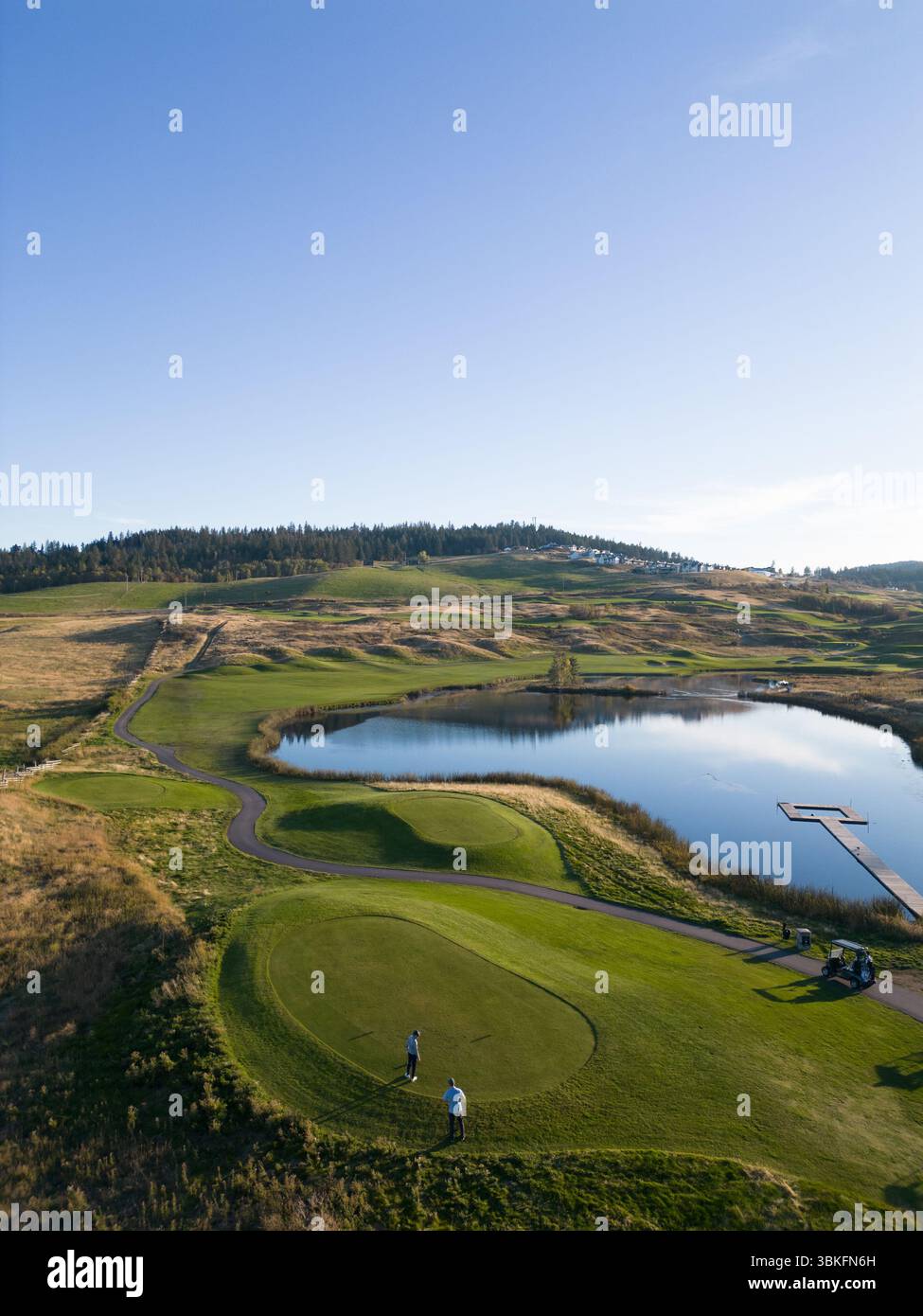 Splendida mattinata al Predator Ridge Resort Foto Stock