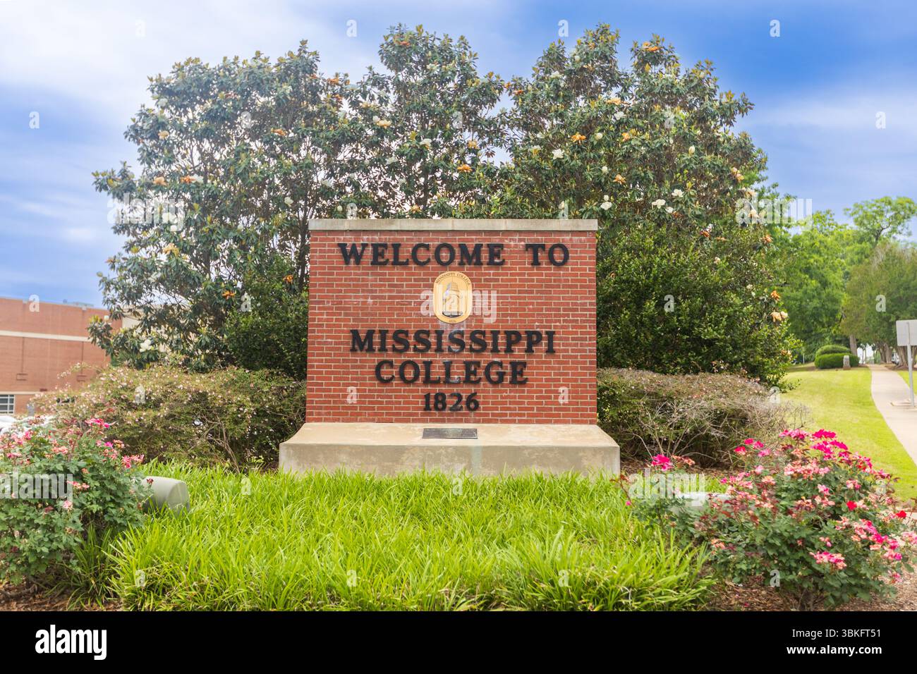 Clinton, MS - 6 maggio 2025: Mississippi College è un'università privata con sede a Clinton, MS Foto Stock