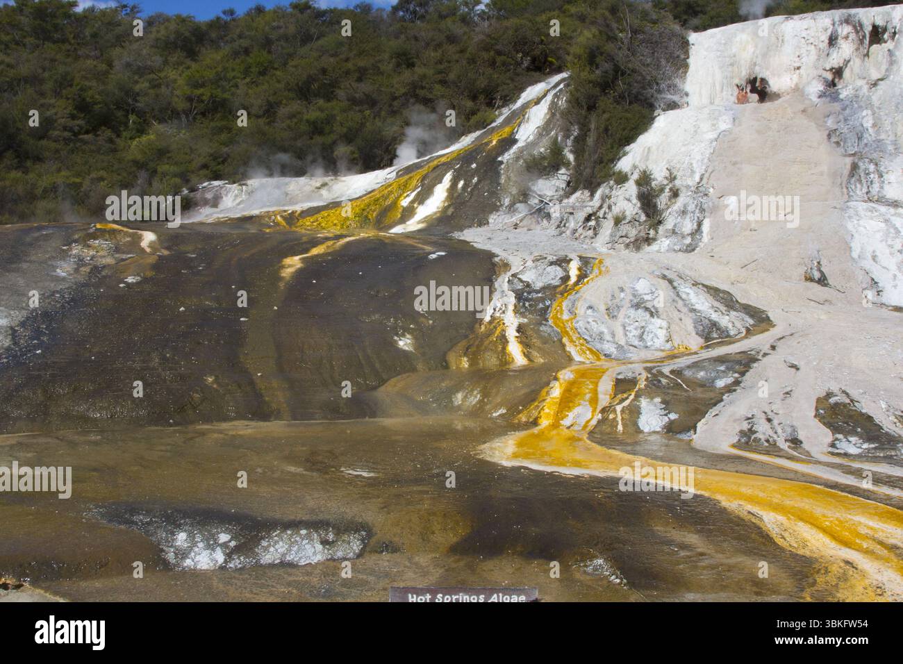 Altopiano centrale, attività vulcanica, Taupo, Lago taupo, Parco Nazionale della nuova Zelanda Foto Stock