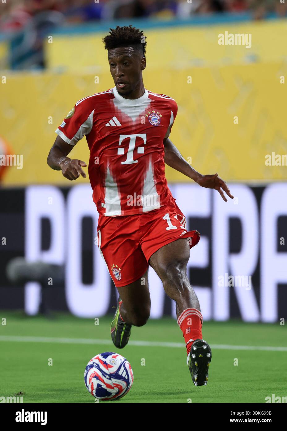 Miami Gardens, USA, 20 giugno 2025. Kingsley Coman del Bayern durante la partita Bayern Monaco vs CA Boca Juniors FIFA Club World Cup all’Hard Rock Stadium, Miami Gardens. Il credito immagine dovrebbe essere: David Klein / Sportimage Foto Stock