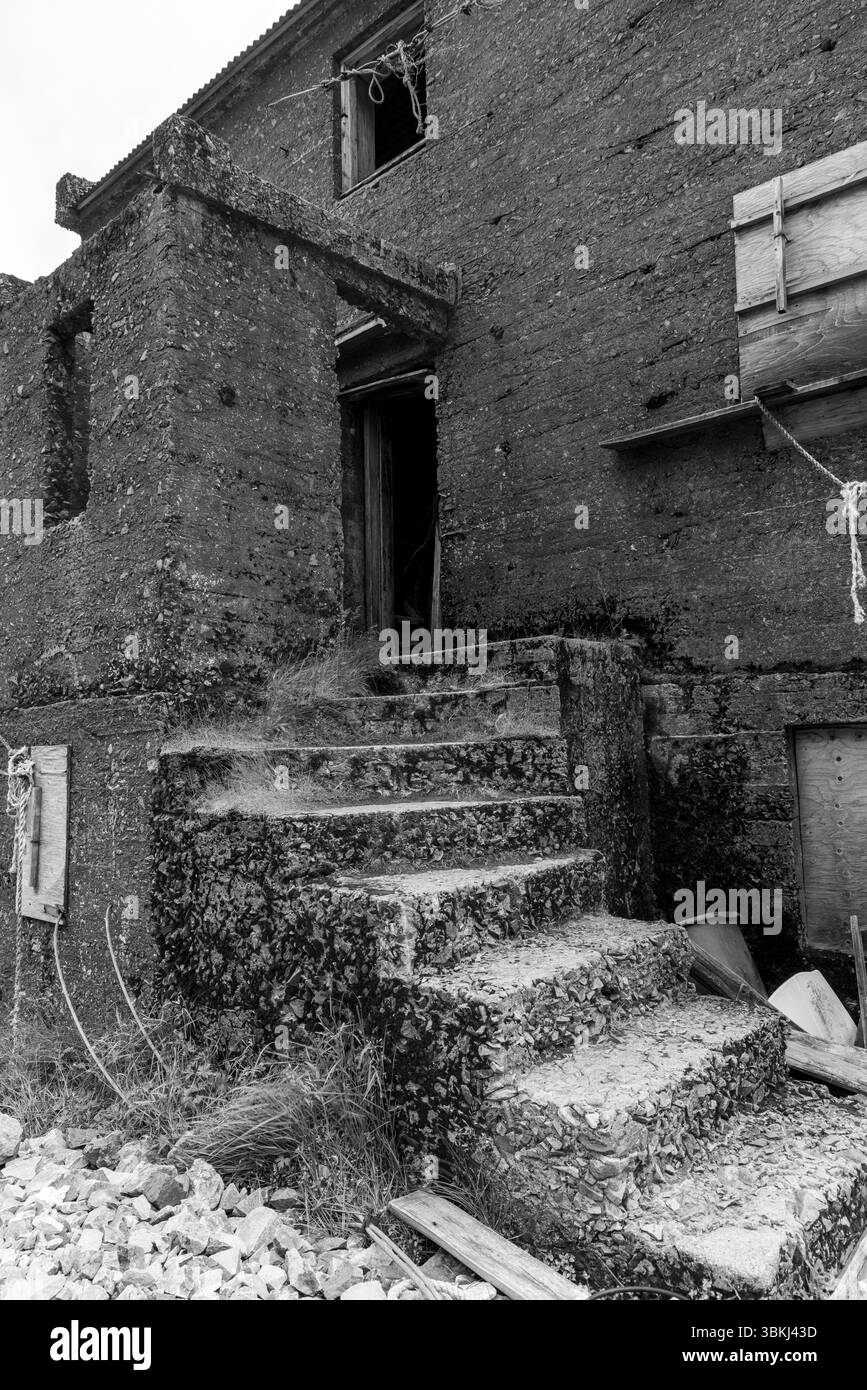 Il set cinematografico Viking Village Foto Stock