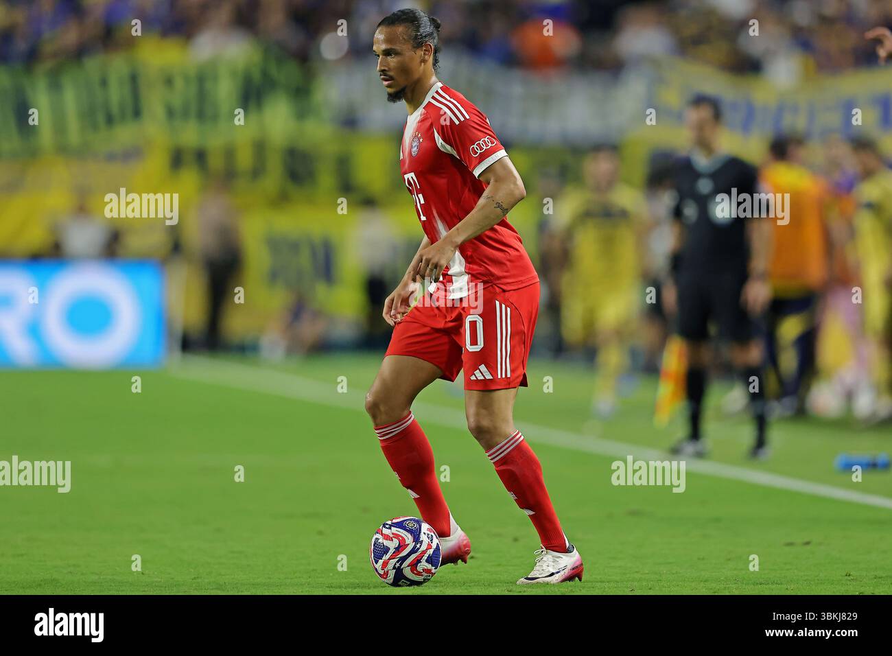 Miami, Stati Uniti. 21 giugno 2025. L'Hard Rock Stadium Leroy sane del Bayern Monaco di Baviera, durante la partita tra Bayern Monaco e Boca Juniors, per il secondo round del gruppo C della Coppa del mondo per club FIFA 2025, all'Hard Rock Stadium questo venerdì 20. 30761 (Heuler Andrey/SPP) credito: SPP Sport Press Photo. /Alamy Live News Foto Stock