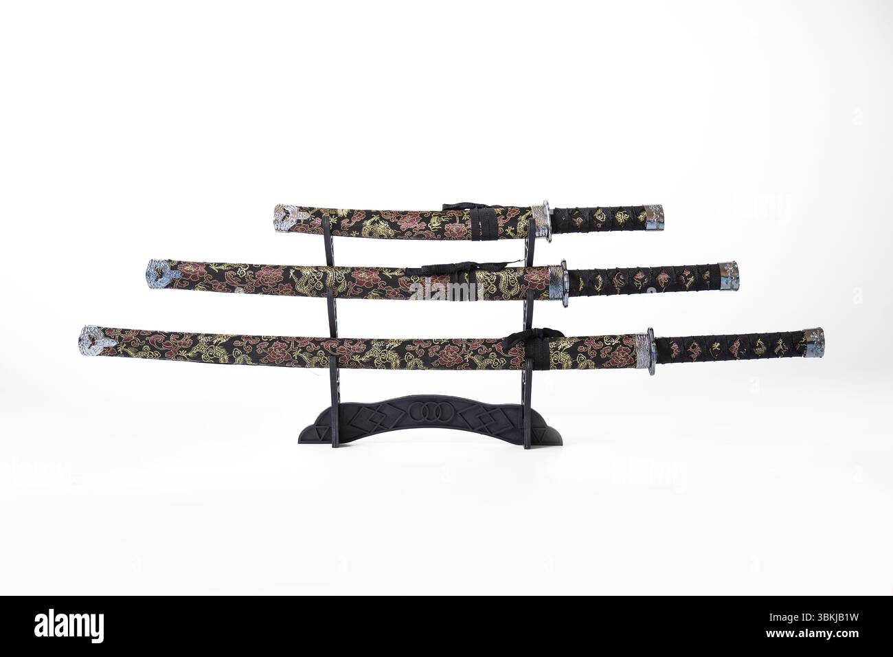 Tradizionale katana samurai giapponese Foto Stock
