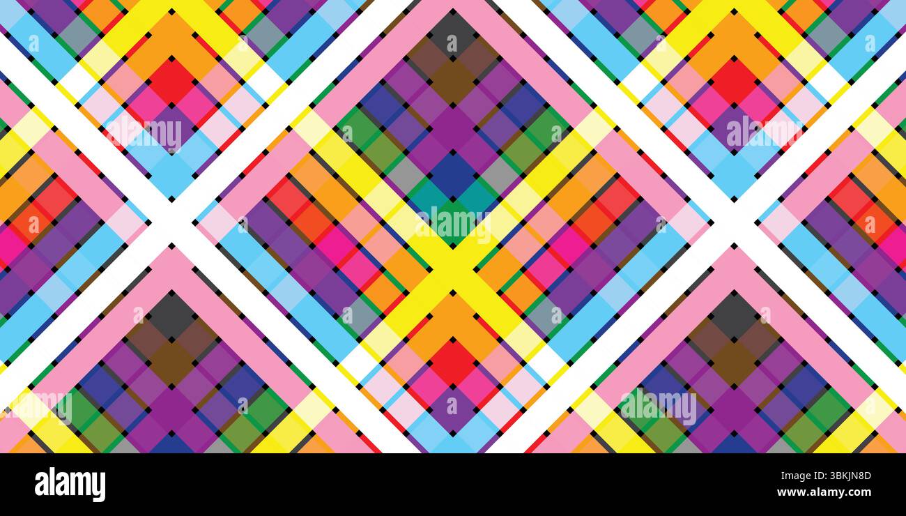 concept design colorato mese dell'orgoglio. poster happy pride month con colori lgbtq e sfondo rosa Illustrazione Vettoriale