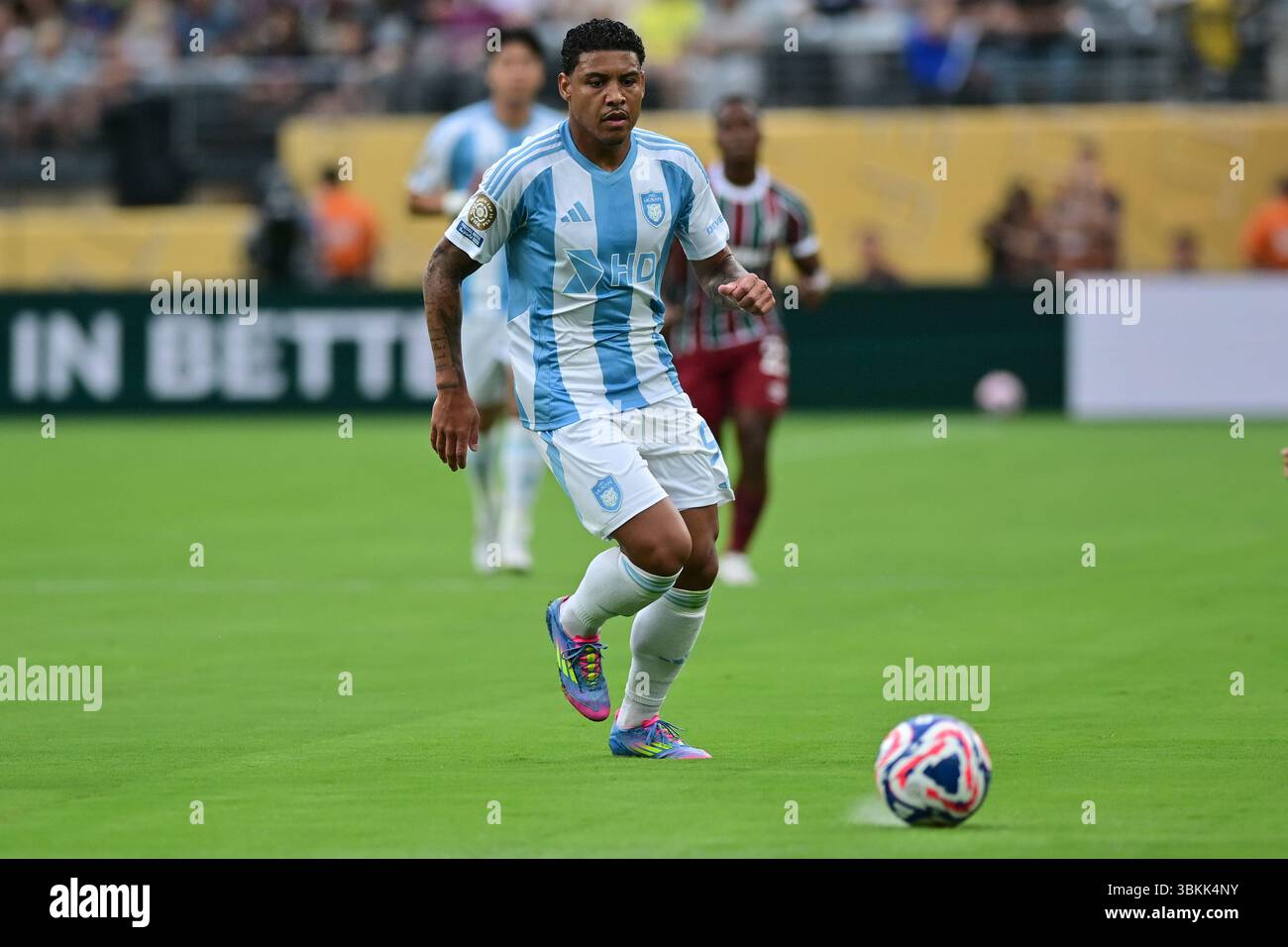 NEW JERSEY (NY), 06/21/2025 - CLUB WORLD CUP/FLUMINENSE X ULSAN HD (KOR) - da Ulsan HD (KOR), durante la partita tra FLUMINENSE X ULSAN HD (KOR), valida per il secondo round della fase a gironi della Coppa del mondo per club FIFA 2025, tenutasi presso il MetLife Stadium di New York, nel pomeriggio di questo sabato 21. (Foto: Eduardo Carmim/Alamy Live News) Foto Stock