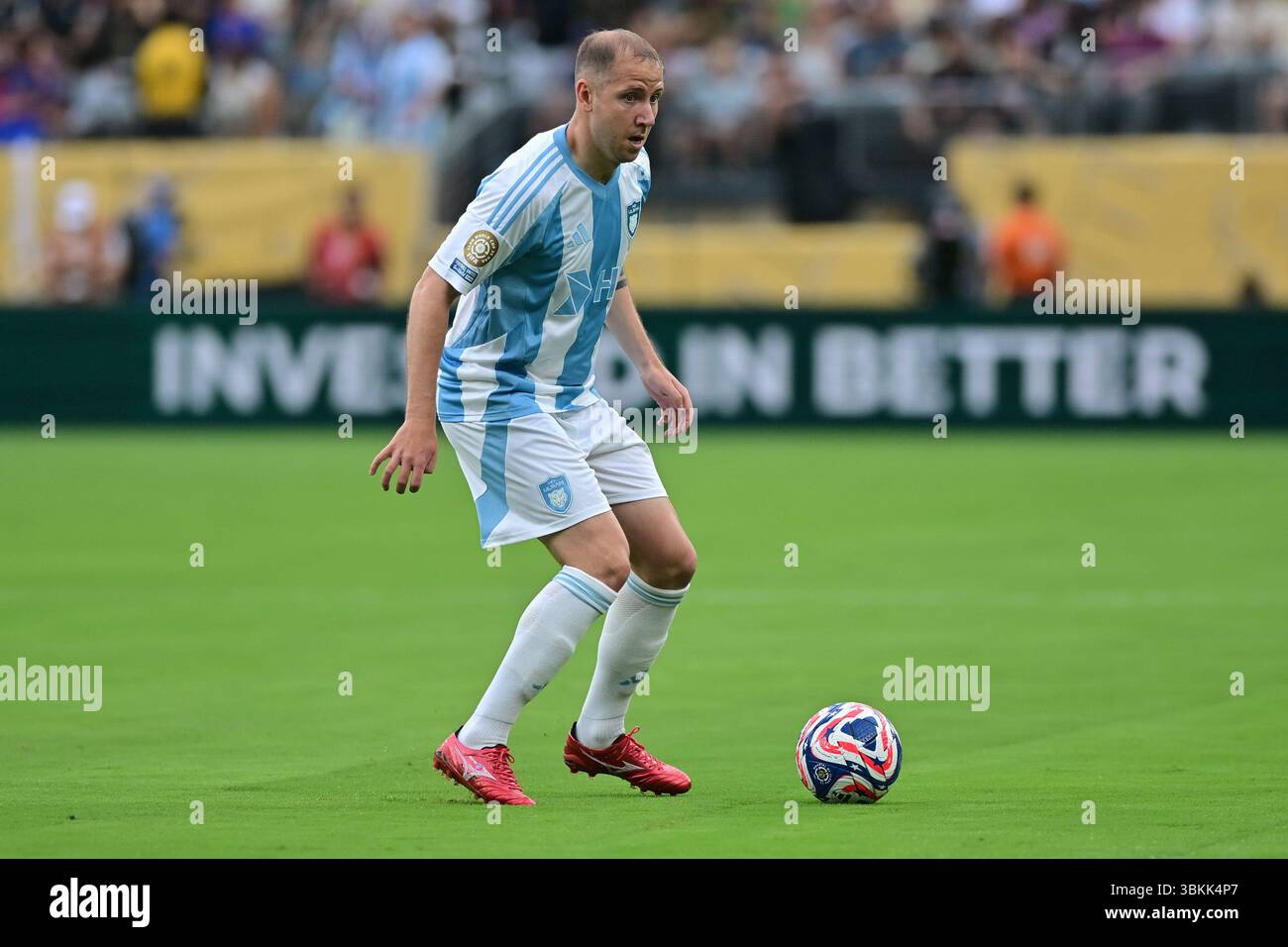 NEW JERSEY (NY), 06/21/2025 - CLUB WORLD CUP/FLUMINENSE X ULSAN HD (KOR) - da Ulsan HD (KOR), durante la partita tra FLUMINENSE X ULSAN HD (KOR), valida per il secondo round della fase a gironi della Coppa del mondo per club FIFA 2025, tenutasi presso il MetLife Stadium di New York, nel pomeriggio di questo sabato 21. (Foto: Eduardo Carmim/Alamy Live News) Foto Stock