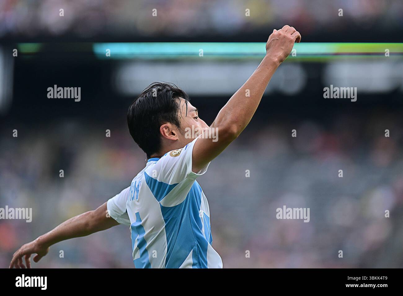 NEW JERSEY (NY), 06/21/2025 - CLUB WORLD CUP/FLUMINENSE X ULSAN HD (KOR) - Jinhyun da Ulsan HD (KOR) , durante la partita tra FLUMINENSE X ULSAN HD (KOR), valida per il secondo round della fase a gironi della Coppa del mondo FIFA Club 2025, tenutasi al MetLife Stadium di New York, nel pomeriggio di sabato 21. (Foto: Eduardo Carmim/Alamy Live News) Foto Stock