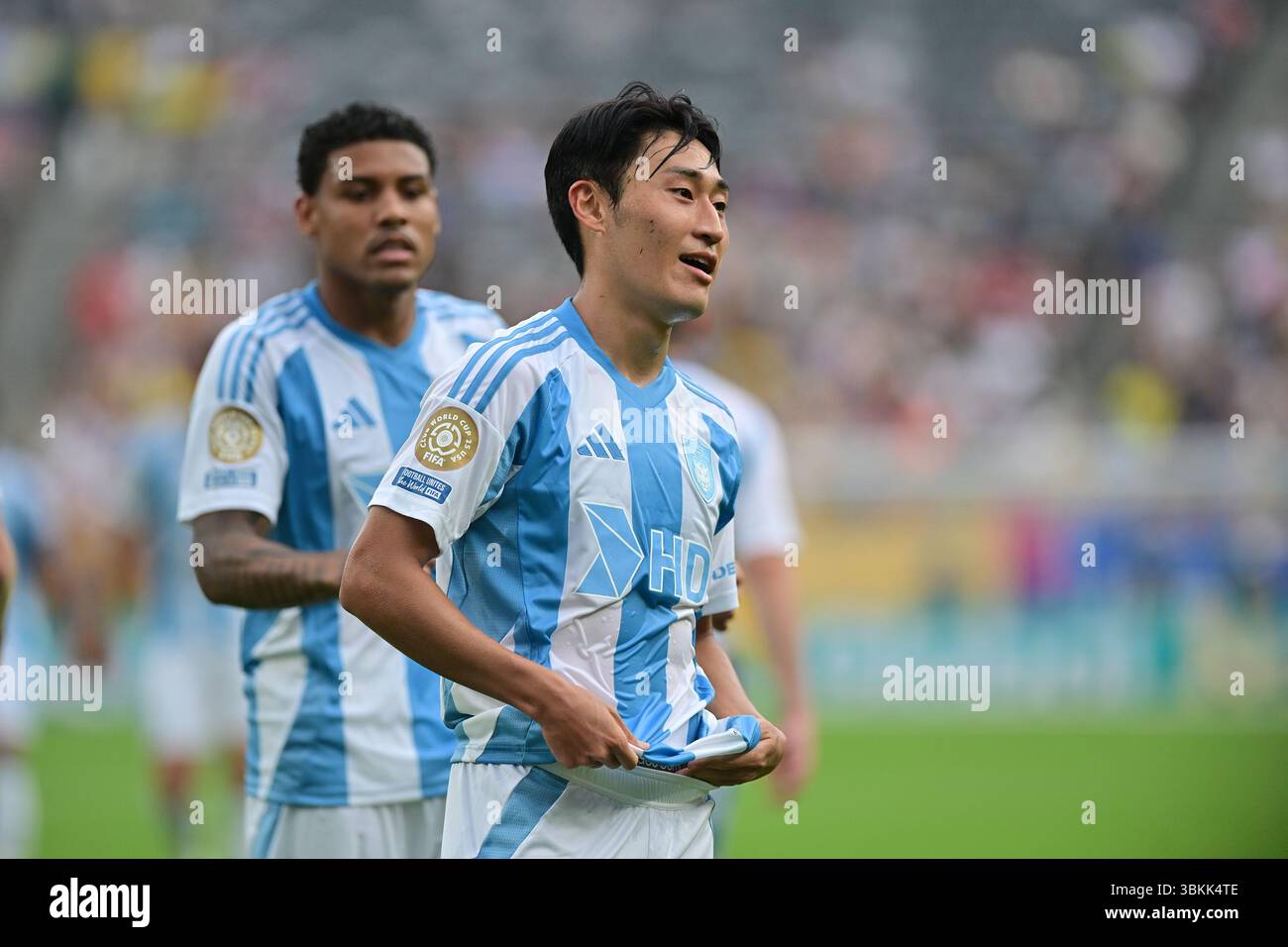 NEW JERSEY (NY), 06/21/2025 - CLUB WORLD CUP/FLUMINENSE X ULSAN HD (KOR) - Jinhyun da Ulsan HD (KOR) , durante la partita tra FLUMINENSE X ULSAN HD (KOR), valida per il secondo round della fase a gironi della Coppa del mondo FIFA Club 2025, tenutasi al MetLife Stadium di New York, nel pomeriggio di sabato 21. (Foto: Eduardo Carmim/Alamy Live News) Foto Stock