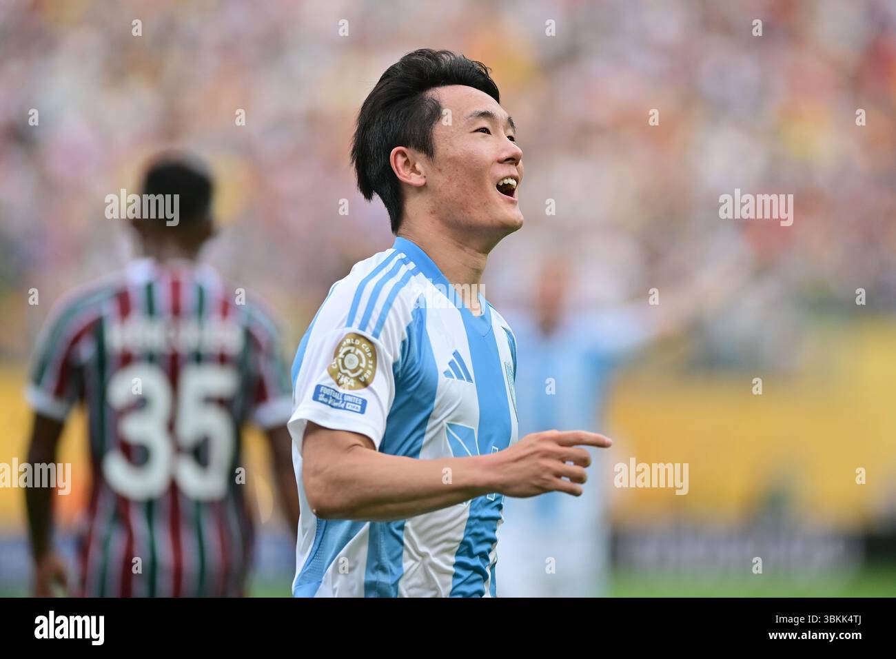 NEW JERSEY (NY), 06/21/2025 - CLUB WORLD CUP/FLUMINENSE X ULSAN HD (KOR) - Wonsang da Ulsan HD (KOR) , durante la partita tra FLUMINENSE X ULSAN HD (KOR), valida per il secondo round della fase a gironi della Coppa del mondo FIFA Club 2025, tenutasi al MetLife Stadium di New York, nel pomeriggio di questo sabato 21. (Foto: Eduardo Carmim/Alamy Live News) Foto Stock