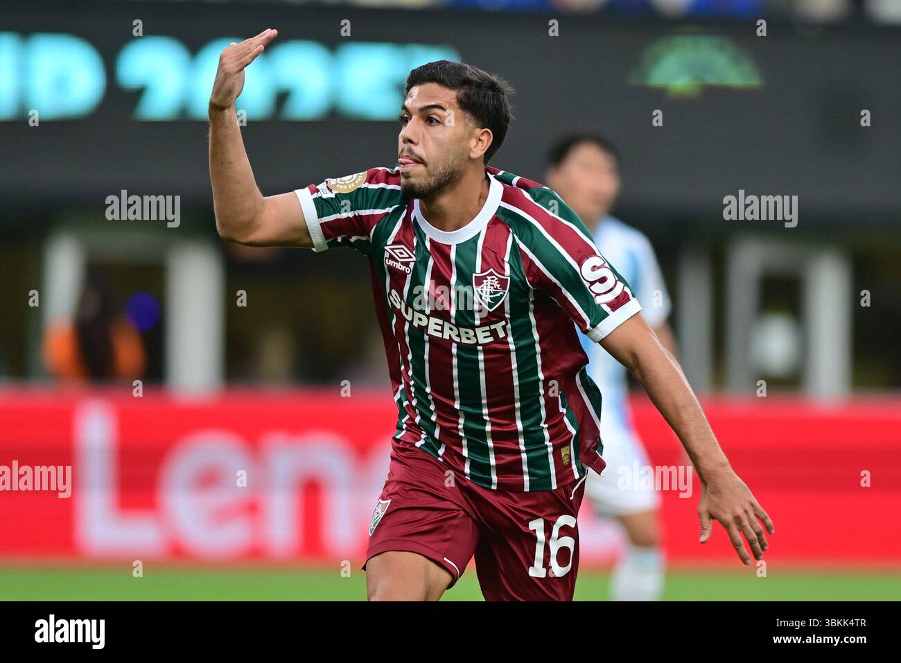 NEW JERSEY (NY), 06/21/2025 - CLUB WORLD CUP/FLUMINENSE X ULSAN HD (KOR) - Nonato da Fluminense , durante la partita tra FLUMINENSE X ULSAN HD (KOR), valida per la seconda fase della fase a gironi della Coppa del mondo FIFA Club 2025, tenutasi presso il MetLife Stadium di New York, nel pomeriggio di questo sabato 21. (Foto: Eduardo Carmim/Alamy Live News) Foto Stock