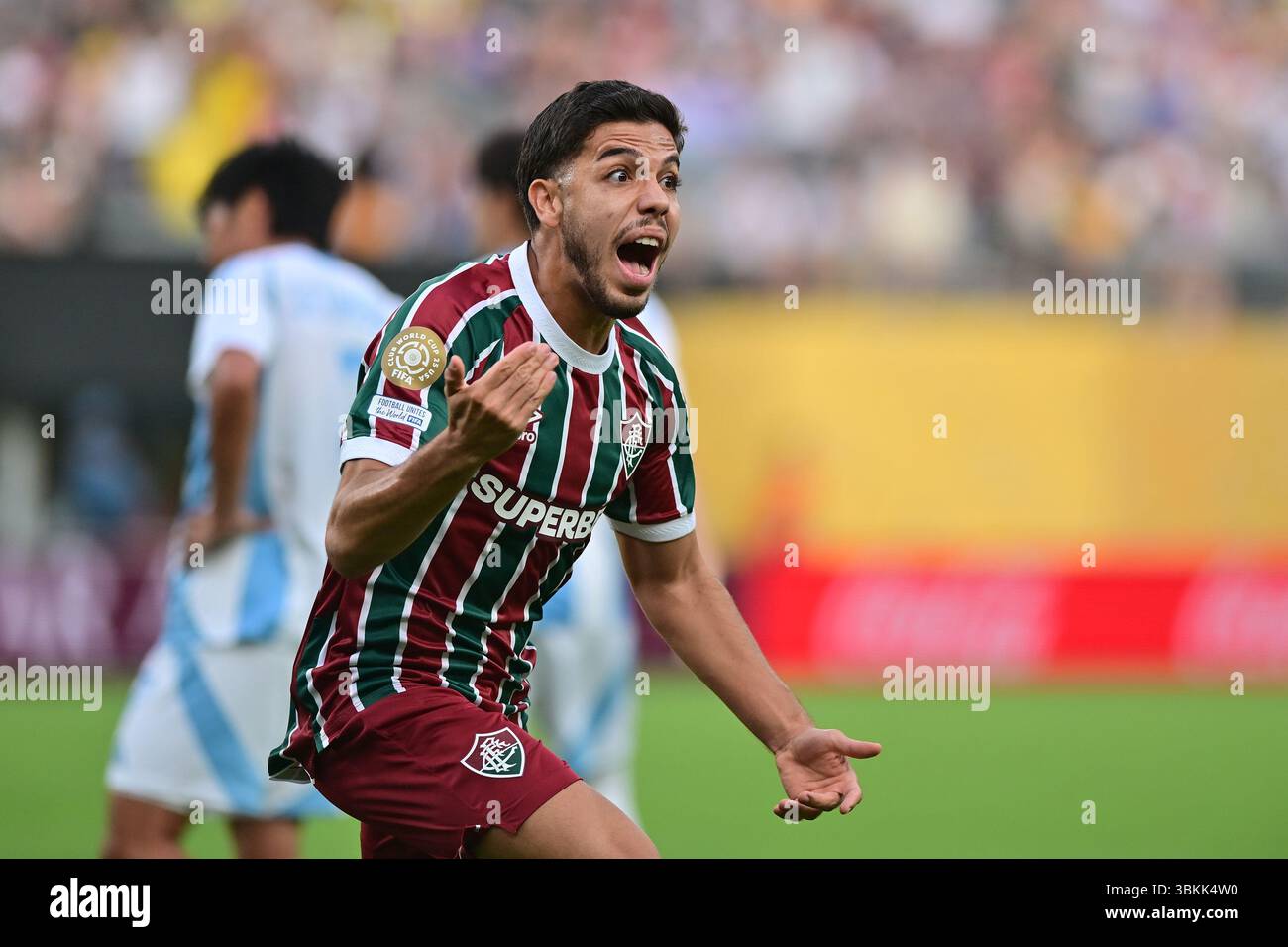 NEW JERSEY (NY), 06/21/2025 - CLUB WORLD CUP/FLUMINENSE X ULSAN HD (KOR) - Nonato da Fluminense , durante la partita tra FLUMINENSE X ULSAN HD (KOR), valida per la seconda fase della fase a gironi della Coppa del mondo FIFA Club 2025, tenutasi presso il MetLife Stadium di New York, nel pomeriggio di questo sabato 21. (Foto: Eduardo Carmim/Alamy Live News) Foto Stock