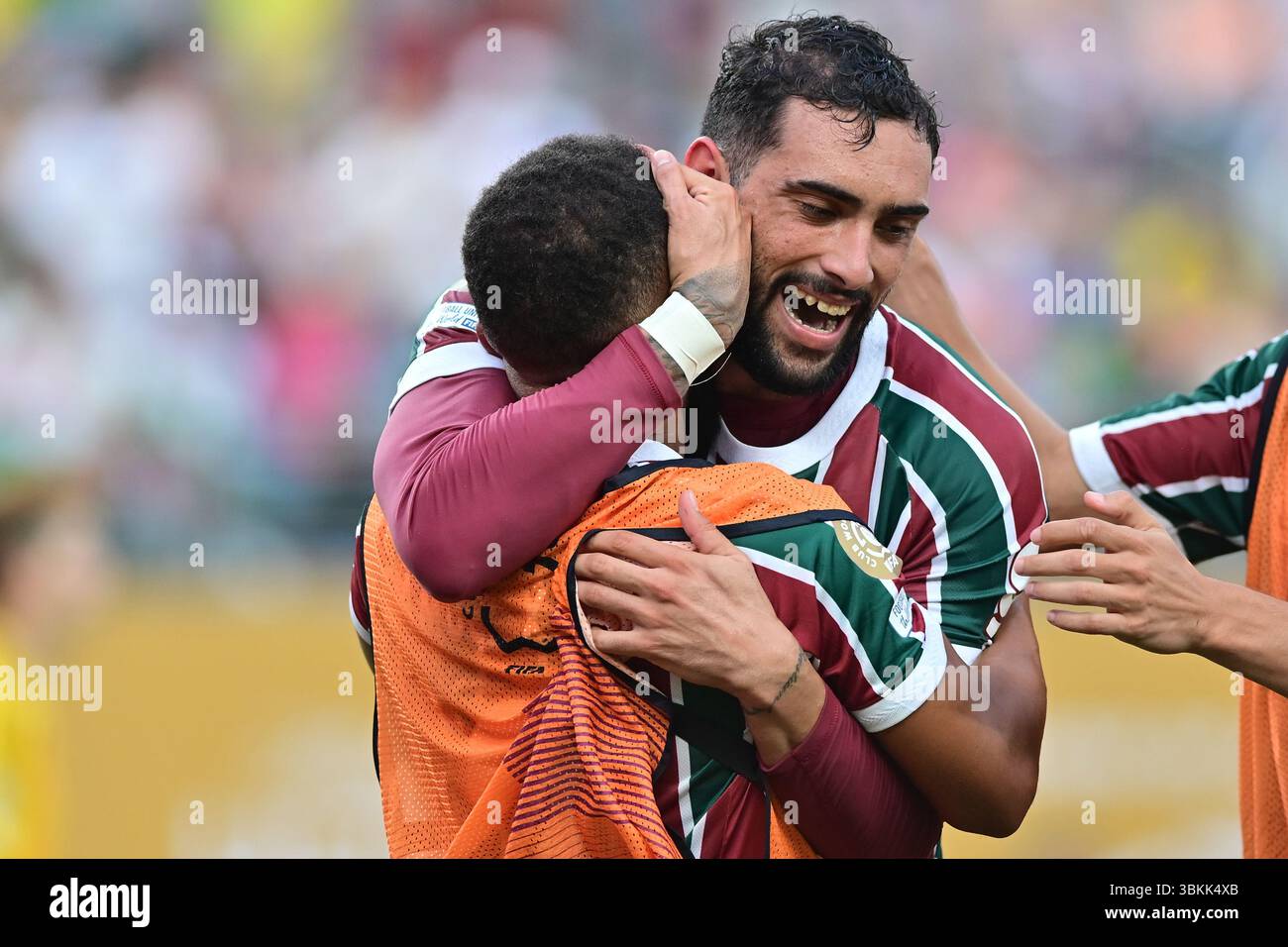 NEW JERSEY (NY), 06/21/2025 - CLUB WORLD CUP/FLUMINENSE X ULSAN HD (KOR) - Freytes di Fluminense , durante la partita tra FLUMINENSE X ULSAN HD (KOR), valida per il secondo round della fase a gironi della Coppa del mondo FIFA Club 2025, tenutasi presso il MetLife Stadium di New York, nel pomeriggio di questo sabato 21. (Foto: Eduardo Carmim/Alamy Live News) Foto Stock