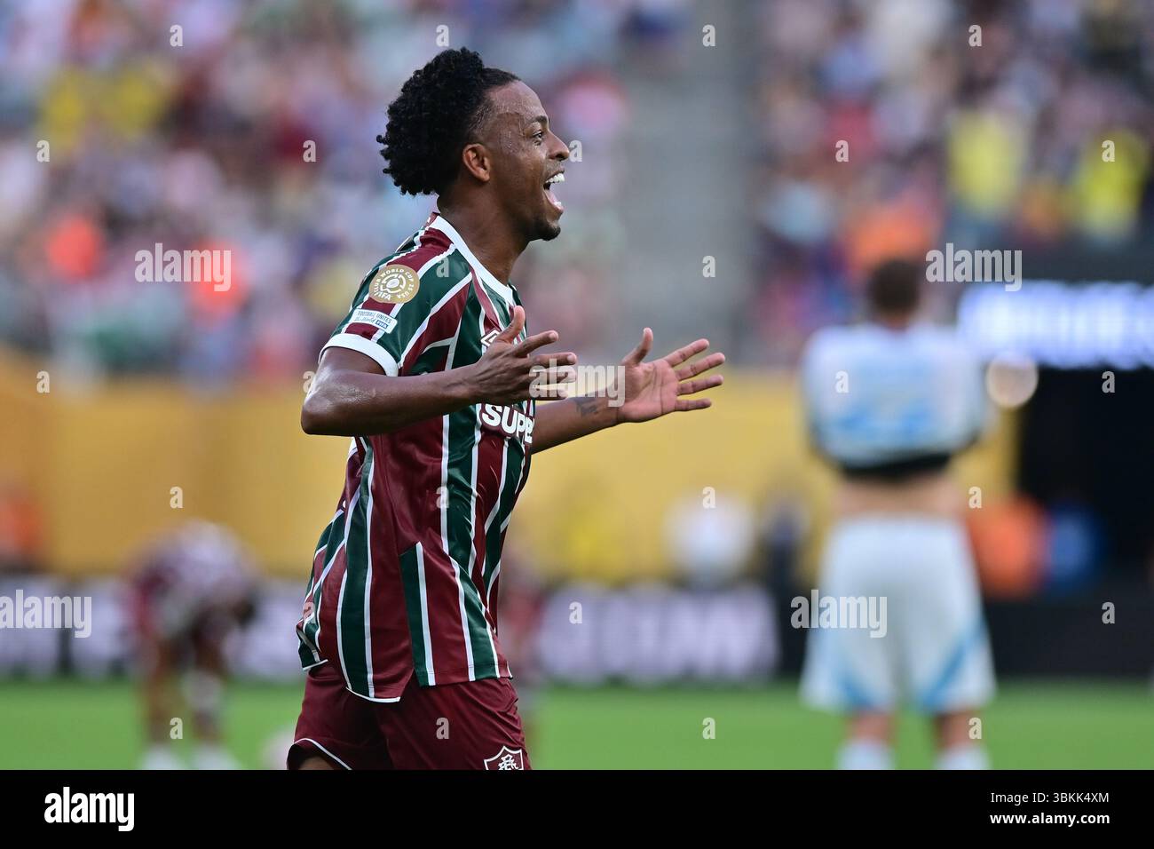 NEW JERSEY (NY), 06/21/2025 - CLUB WORLD CUP/FLUMINENSE X ULSAN HD (KOR) - Keno da Fluminense , durante la partita tra FLUMINENSE X ULSAN HD (KOR), valida per il secondo round della fase a gironi della Coppa del mondo FIFA Club 2025, tenutasi presso il MetLife Stadium di New York, nel pomeriggio di questo sabato 21. (Foto: Eduardo Carmim/Alamy Live News) Foto Stock