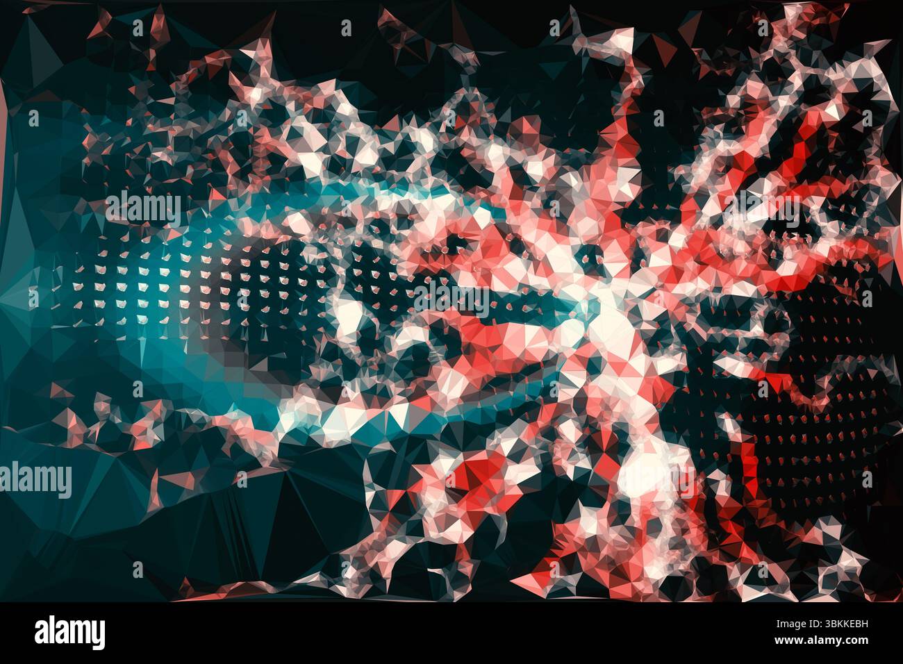 Immagine composita del pattern astratto Foto Stock