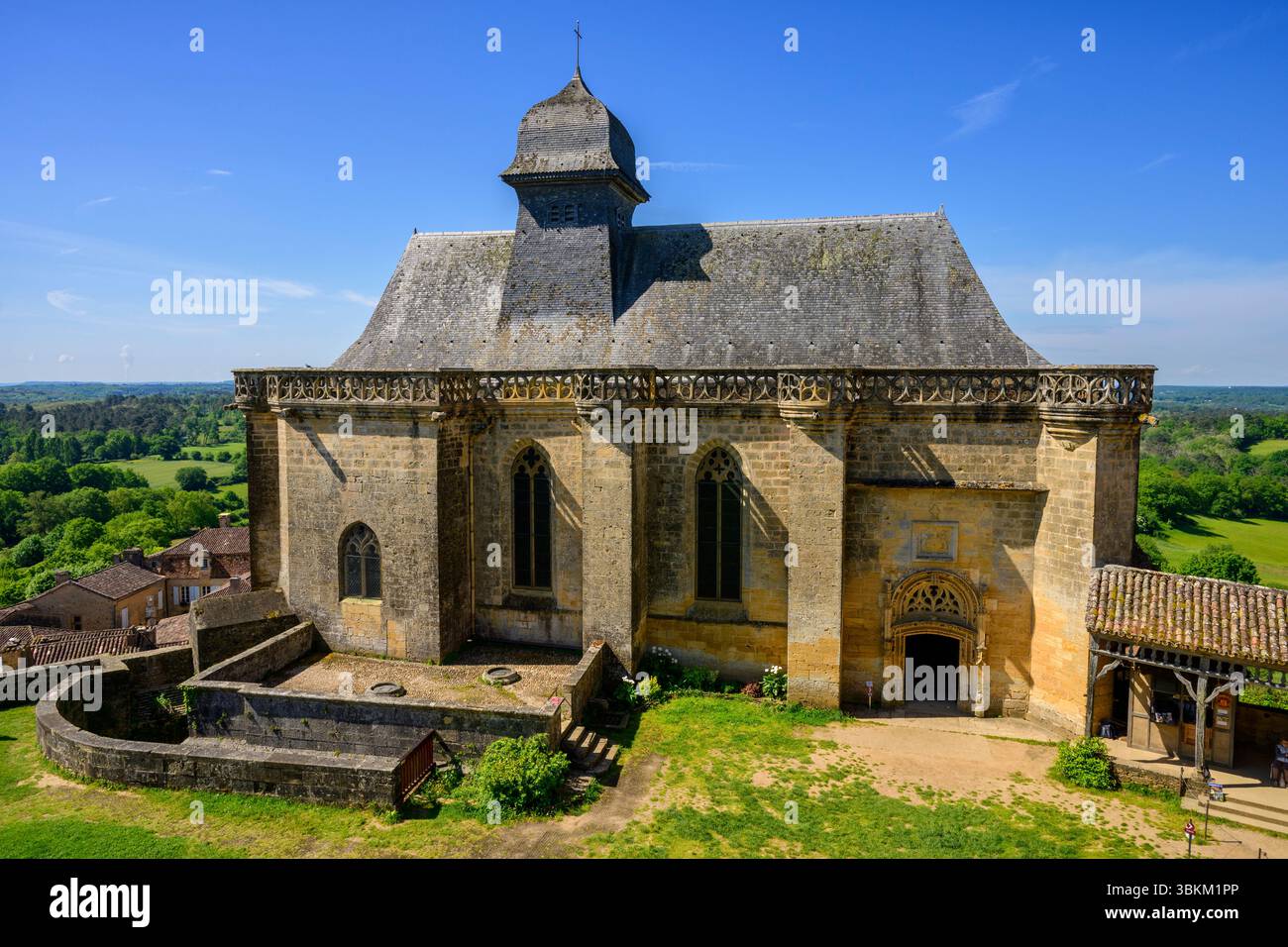 Château de Biron, Dordogna e Lot, Francia. Foto Stock