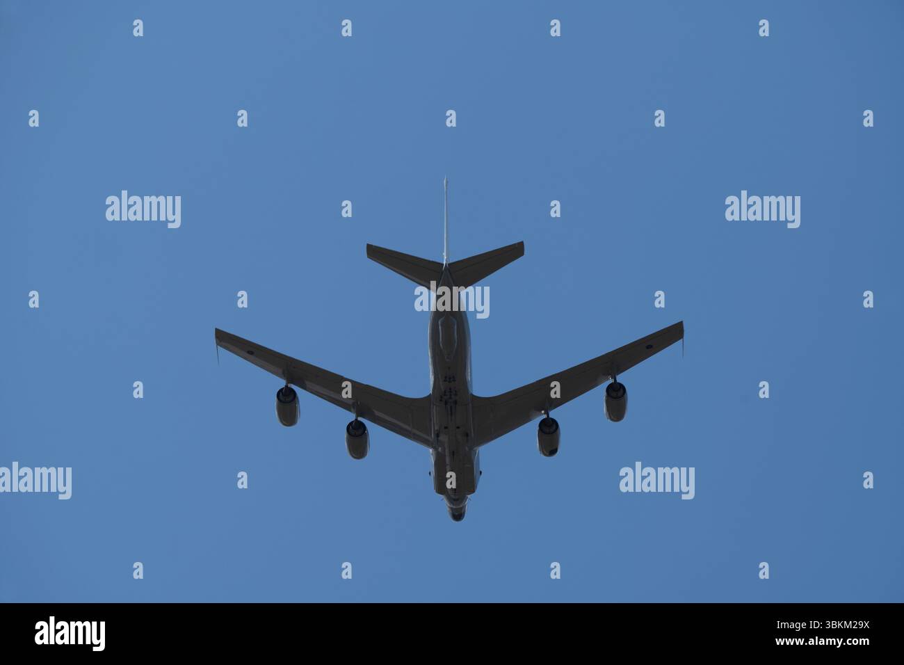 Giunto rivetto RC-135W RAF per aerei militari Foto Stock