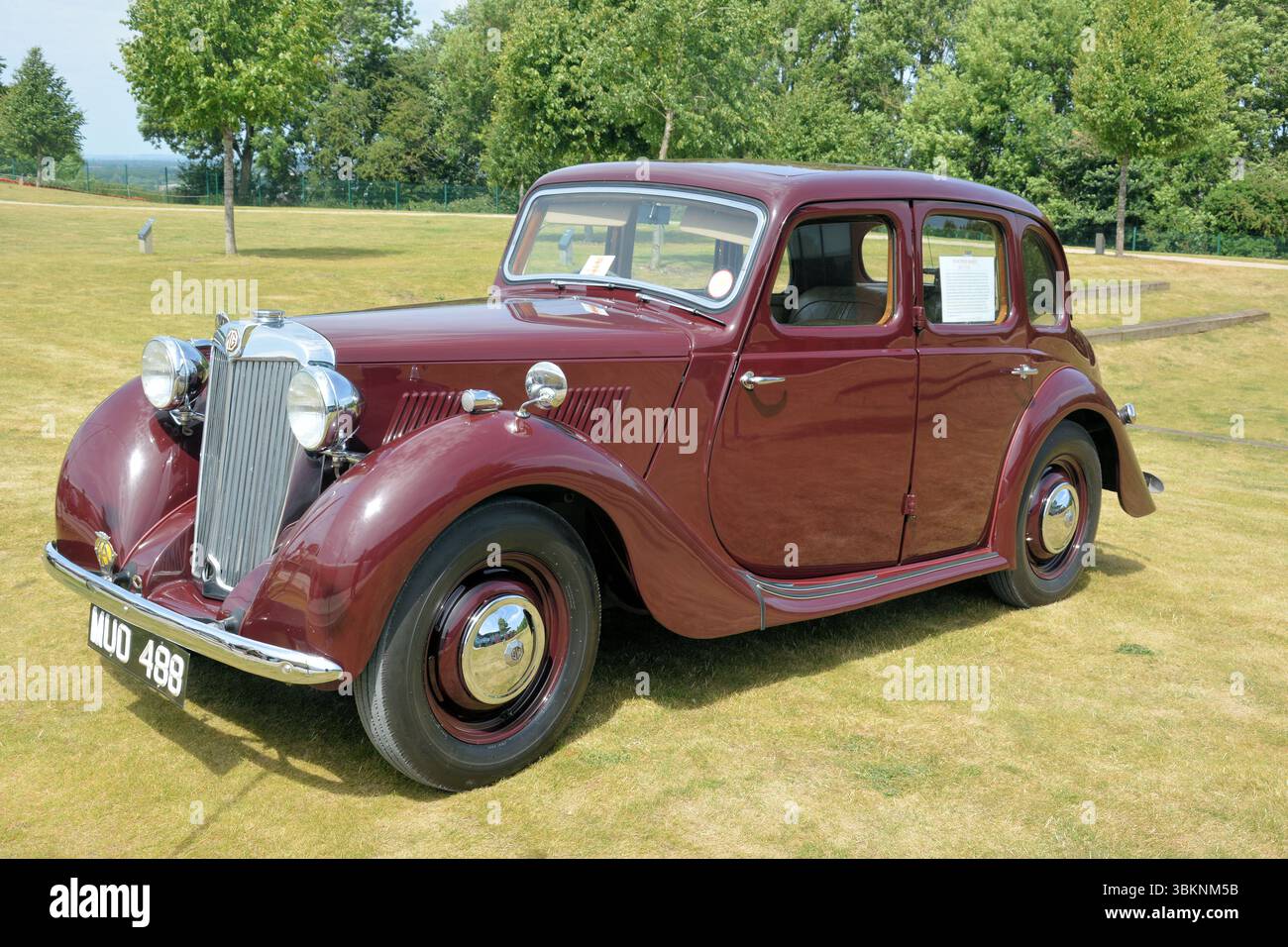 Berlina Morris Y Type 4 porte, design classico anni '1930 Foto Stock