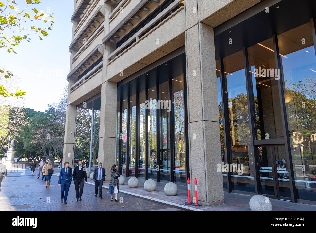 Edificio dei tribunali Supremi in Queens Square, Macquarie Street, Sydney, NSW, Australia. Foto Stock