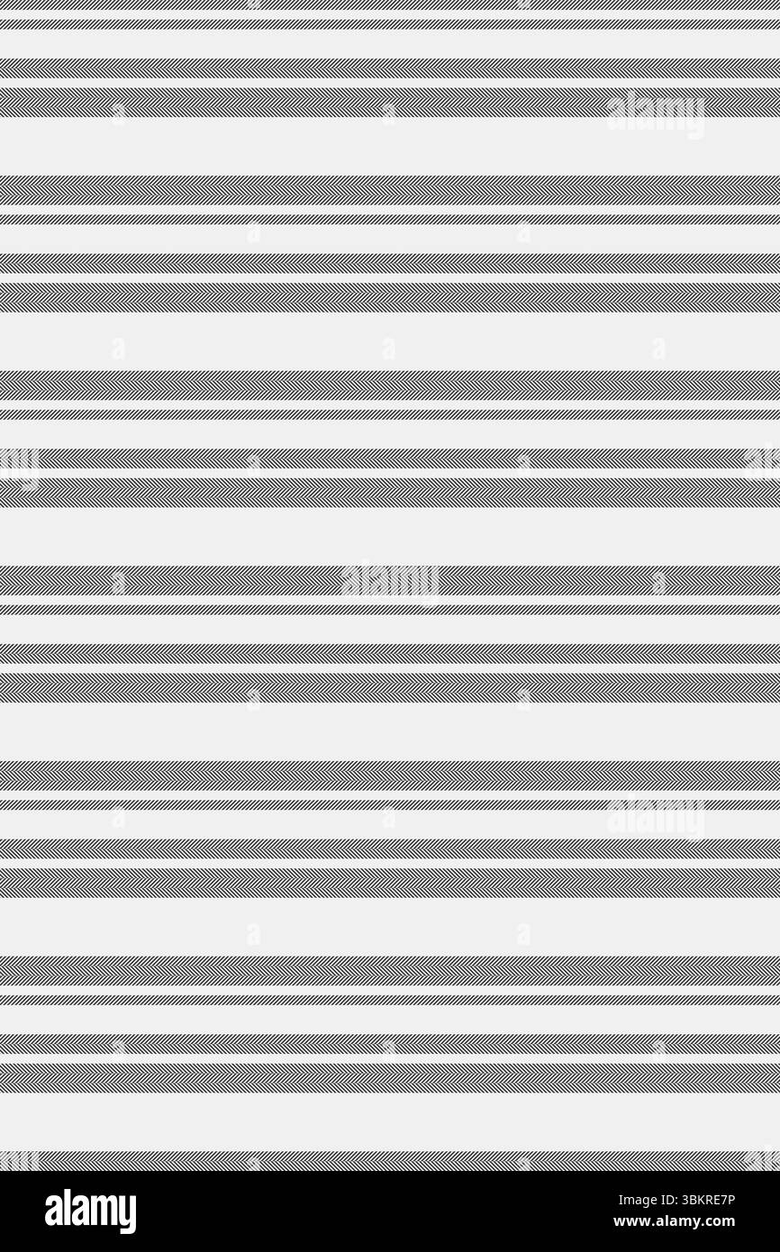 Trama Inniversary tessuto verticale, morbido motivo a strisce vettoriale. Lo sfondo in tessuto Srade presenta linee senza cuciture nella tavolozza dei colori bianco e grigio. Illustrazione Vettoriale