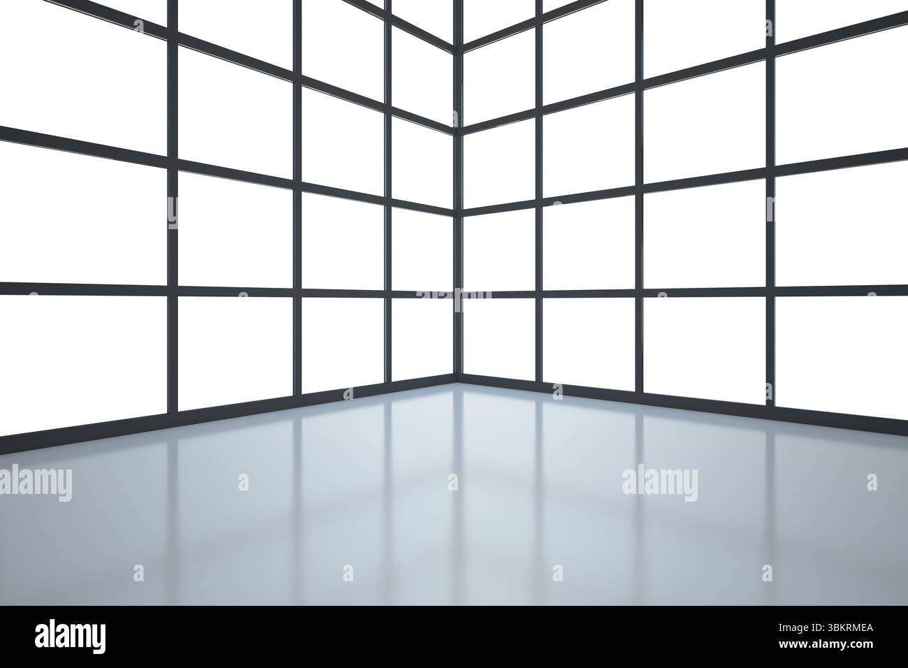 Camera coperta con windows Foto Stock