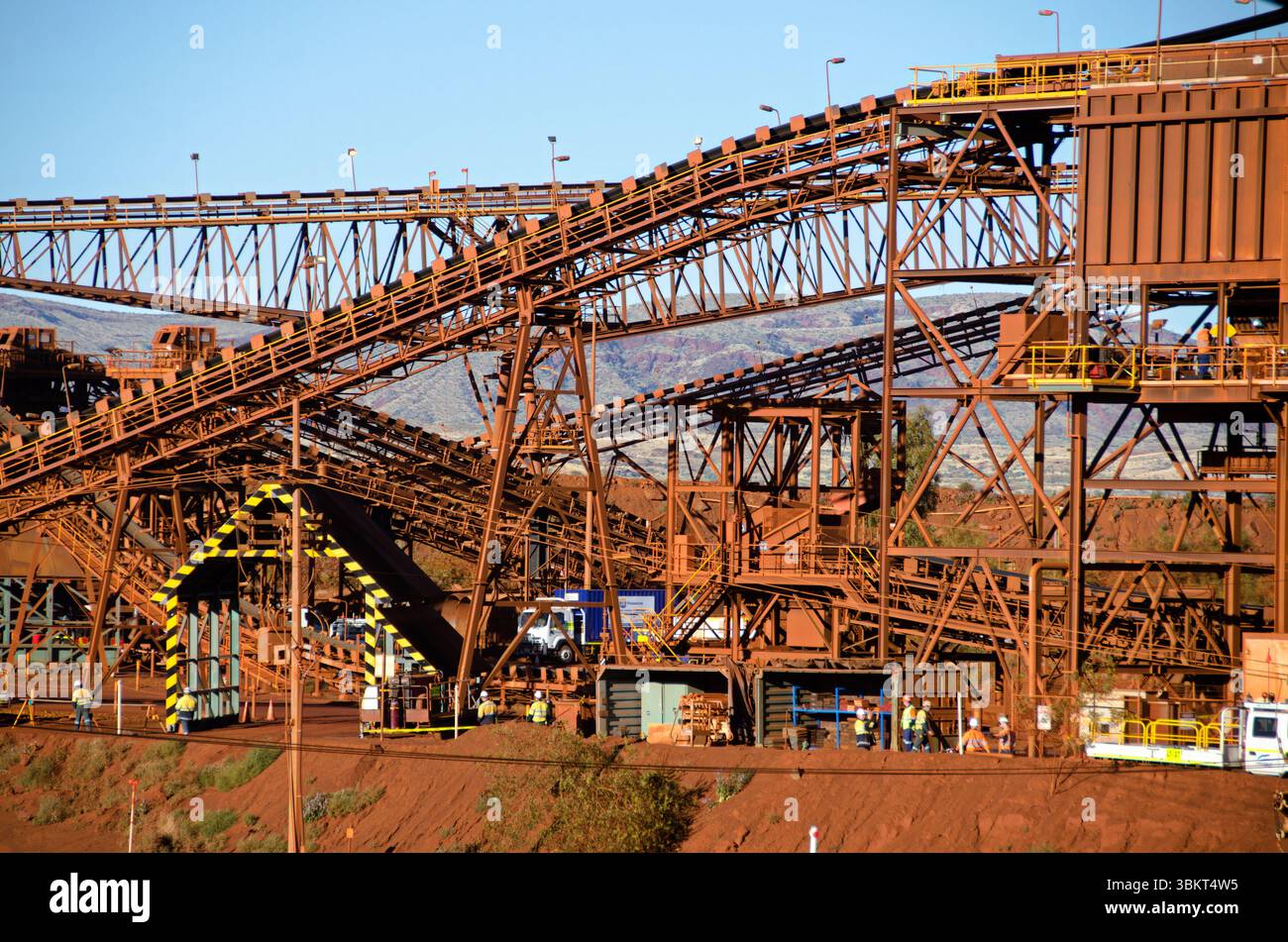 BHP Yandie, Pilbara Foto Stock
