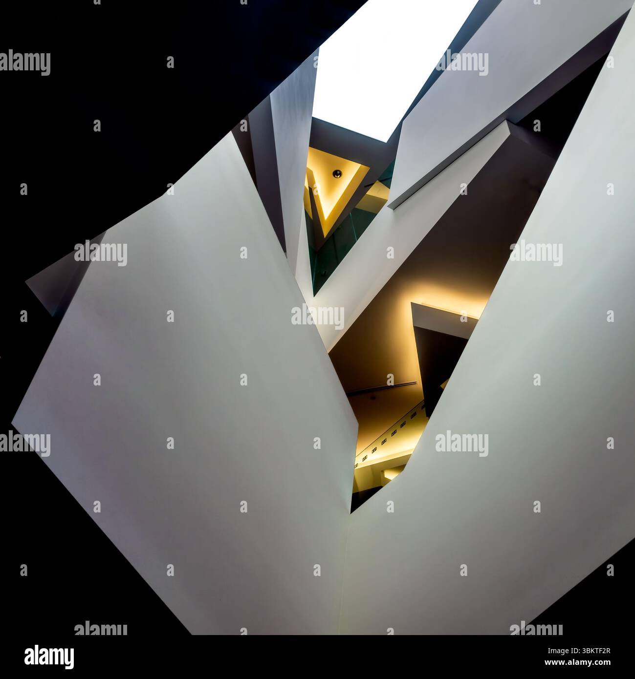 Melbourne, Victoria, Australia - Federation Square by Lab Architecture Studio with Bates Smart Foto Stock