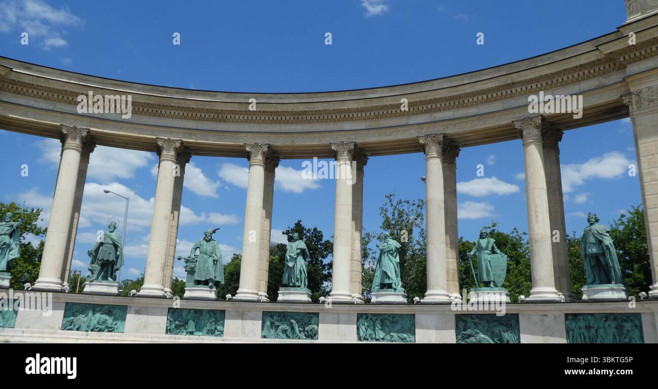 Ungheria, Budapest, Monumento del Re Foto Stock