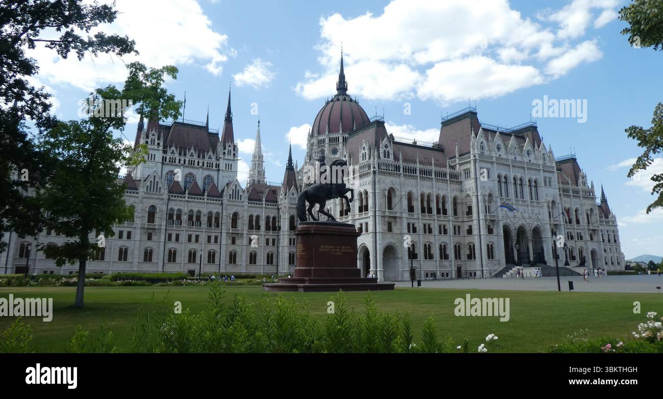 Budapest, il Parlamento Foto Stock