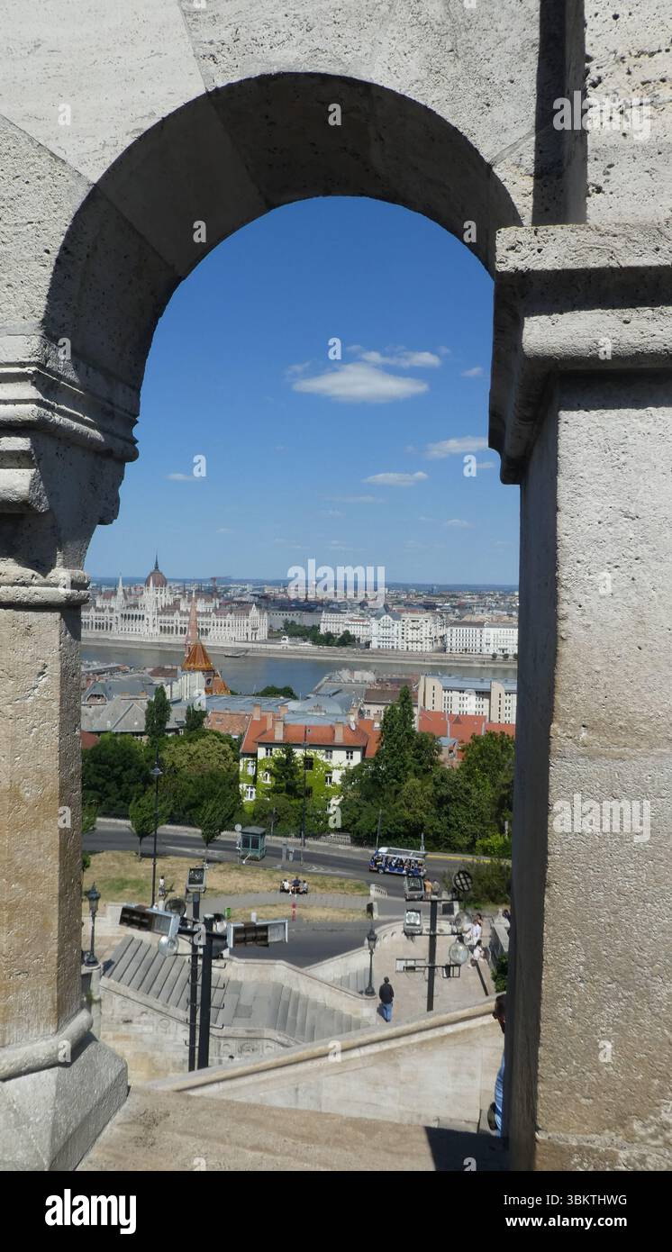Budaspest, paesaggio ungherese Foto Stock