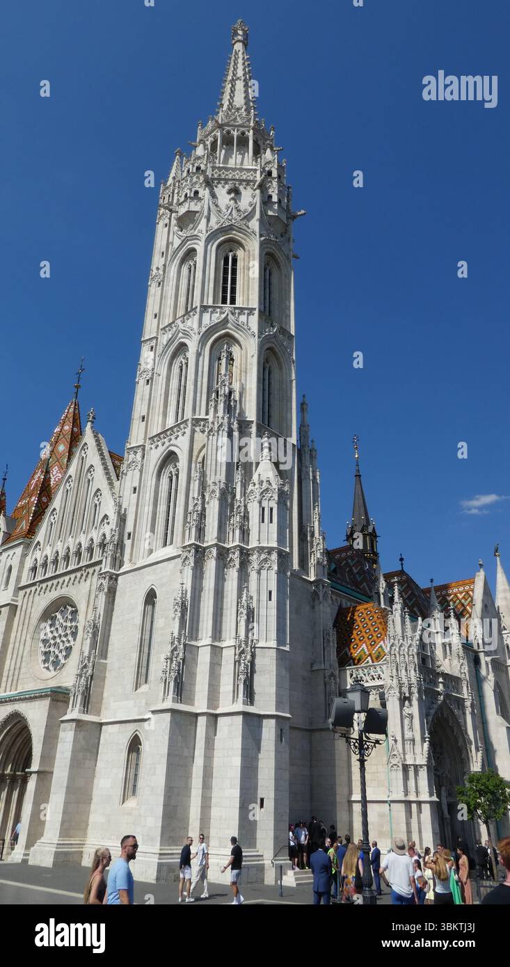 Ungheria, Budapest, Chiesa storica Foto Stock