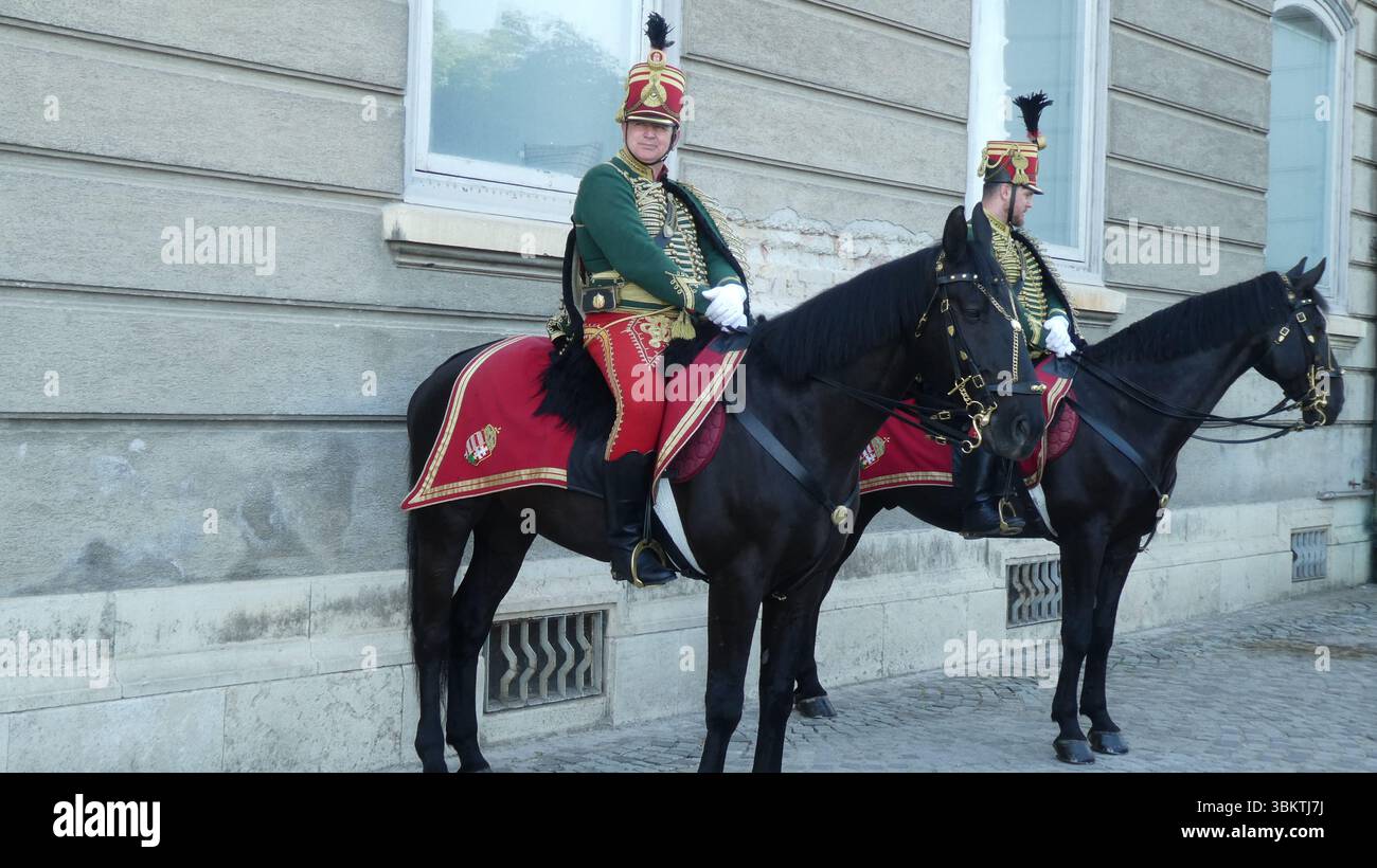 Ungheria, Budapest, Ussari Foto Stock