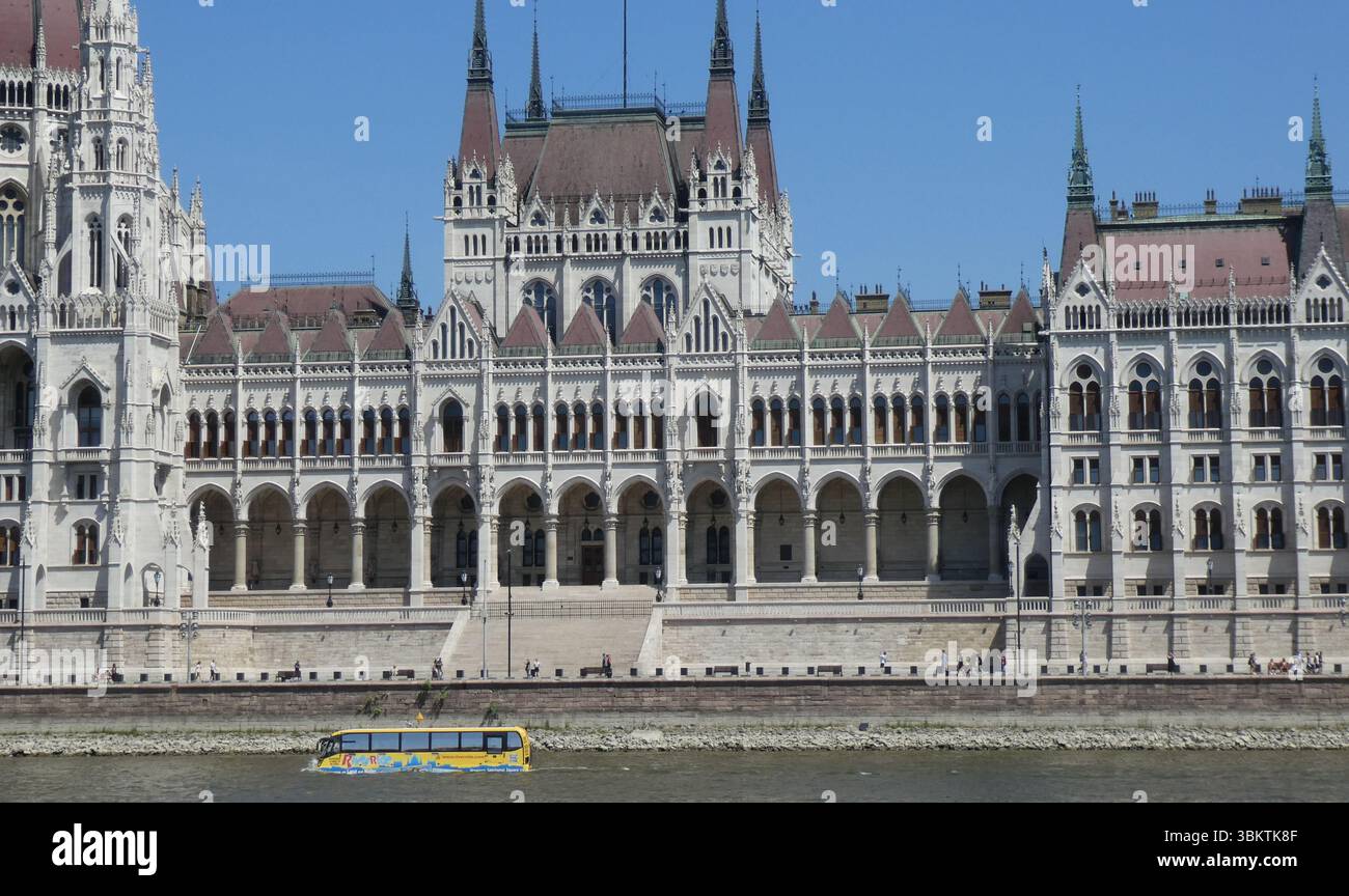 Budapest, il Parlamento Foto Stock