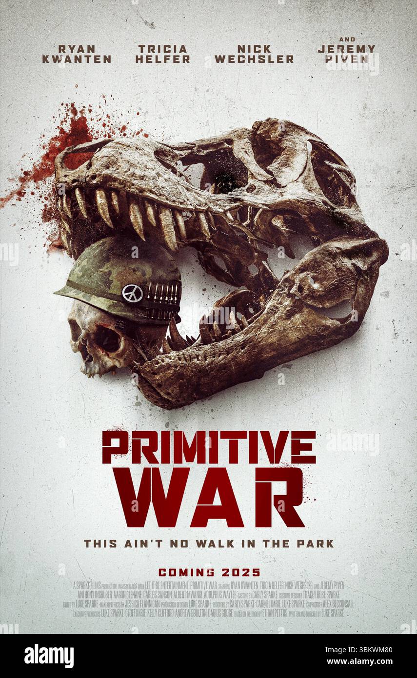 Poster del film di Primitive War Foto Stock