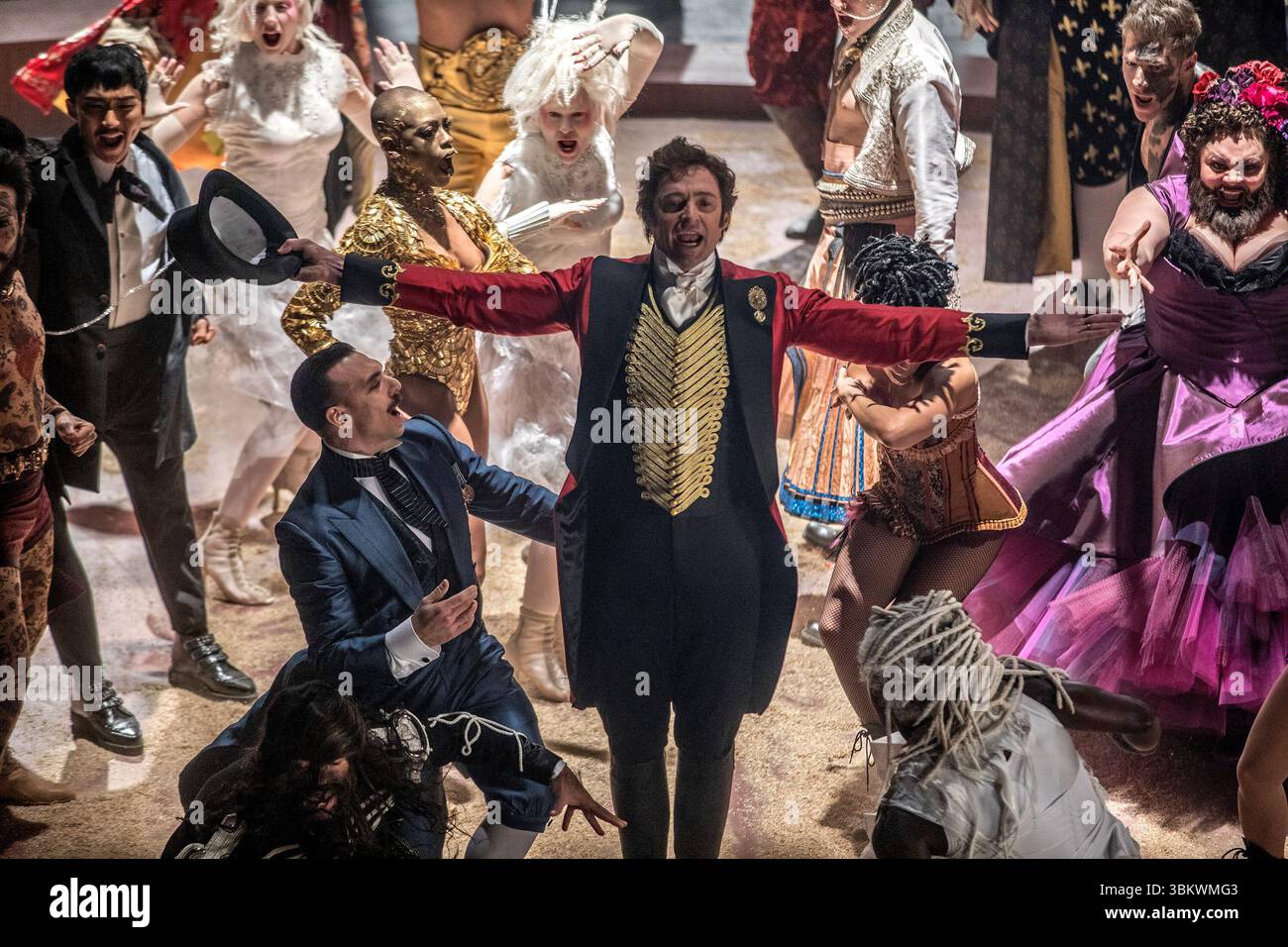 Il più grande Showman Hugh Jackman Foto Stock
