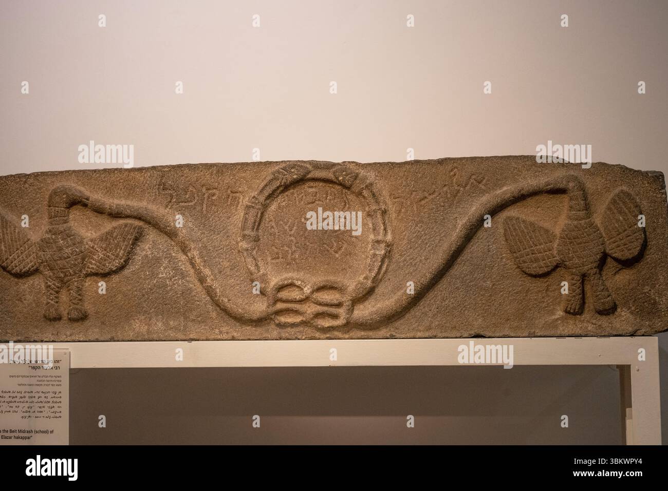 Il Museo Archeologico del Golan è un museo dei reperti archeologici delle alture del Golan, situato a Katzrin. Il museo presenta manufatti provenienti da Foto Stock