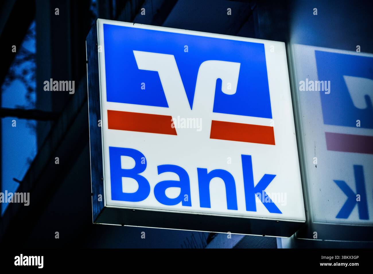 Volksbank, Schloßstraße, Steglitz, Steglitz-Zehlendorf, Berlino, Germania Foto Stock