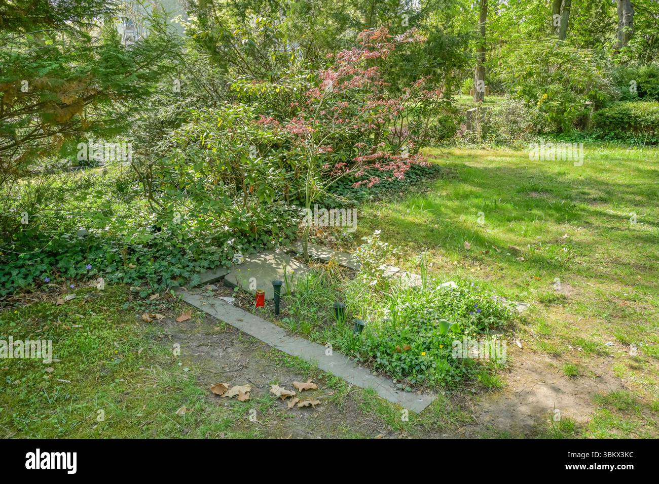 Grab Terroristin Ulrike Meinhof, Friedhof der Dreifaltigkeitsgemeinde, Dreifaltigkeitsfriedhof III, Eisenacher Straße, Tempelhof, Bezirk Tempelhof-Sch Foto Stock