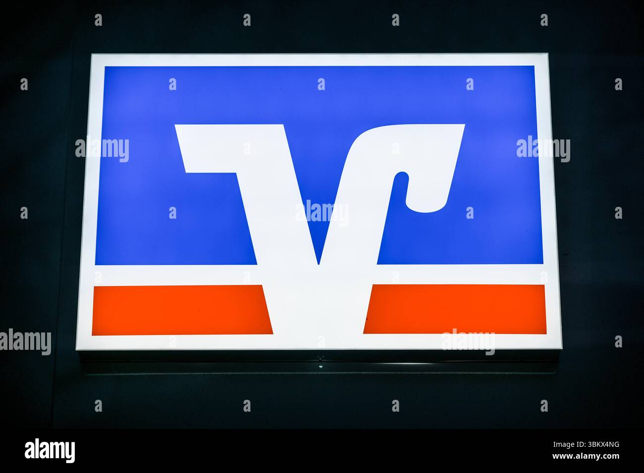 Volksbank, Schloßstraße, Steglitz, Steglitz-Zehlendorf, Berlino, Germania Foto Stock