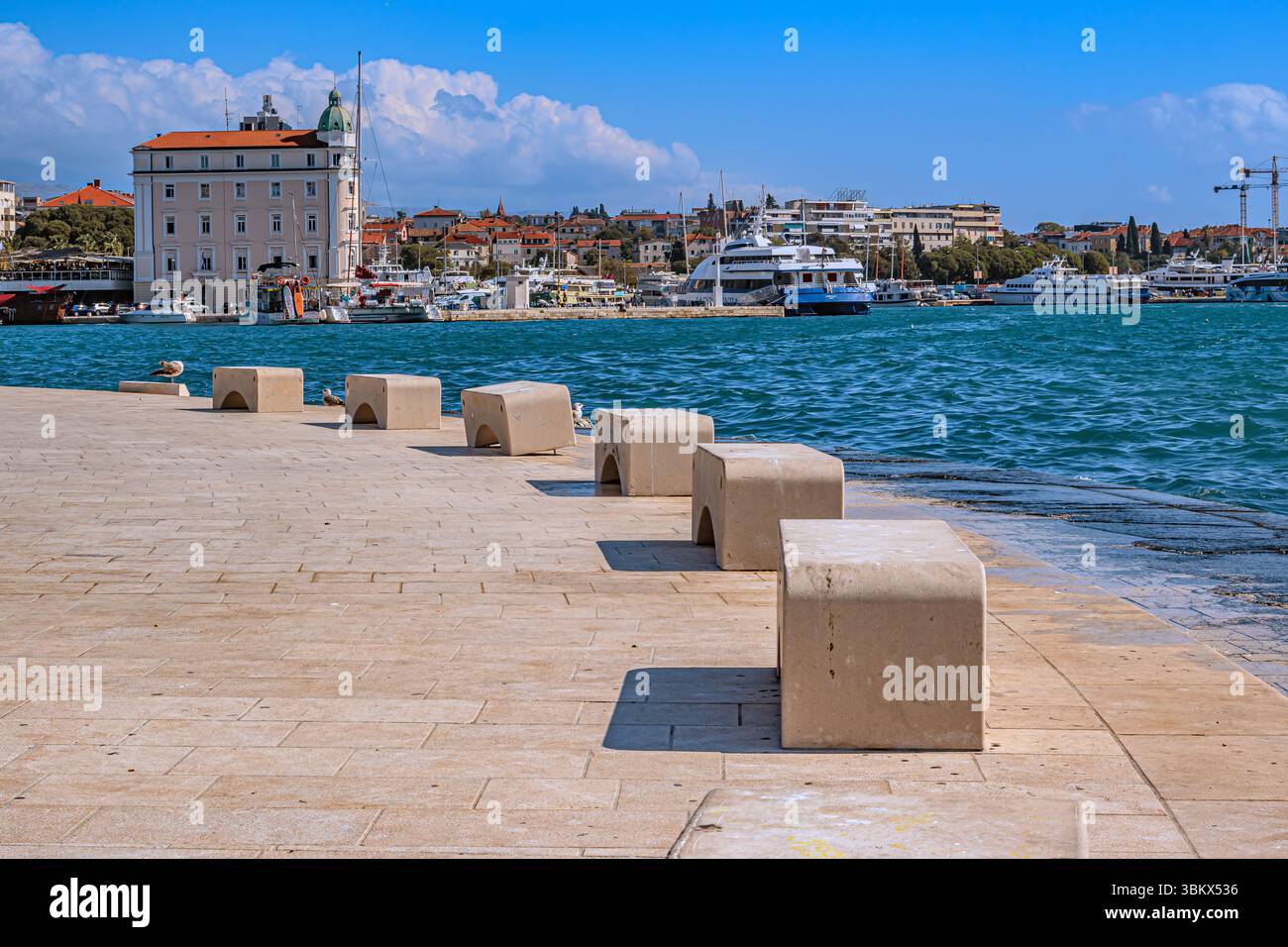 Croazia : dove la città incontra il mare Foto Stock