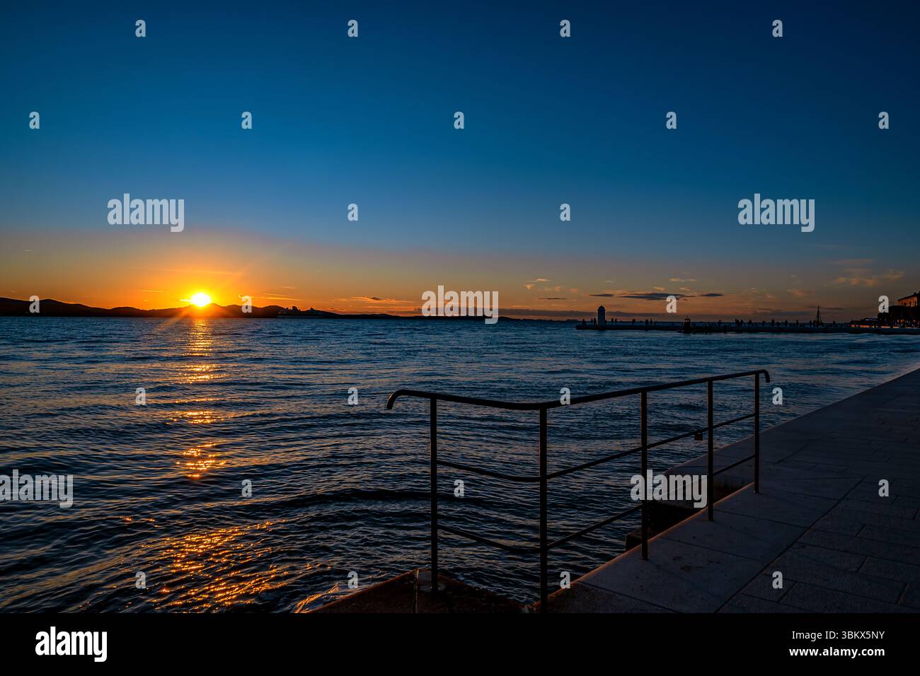 Croazia : dove il sole bacia Zara Foto Stock