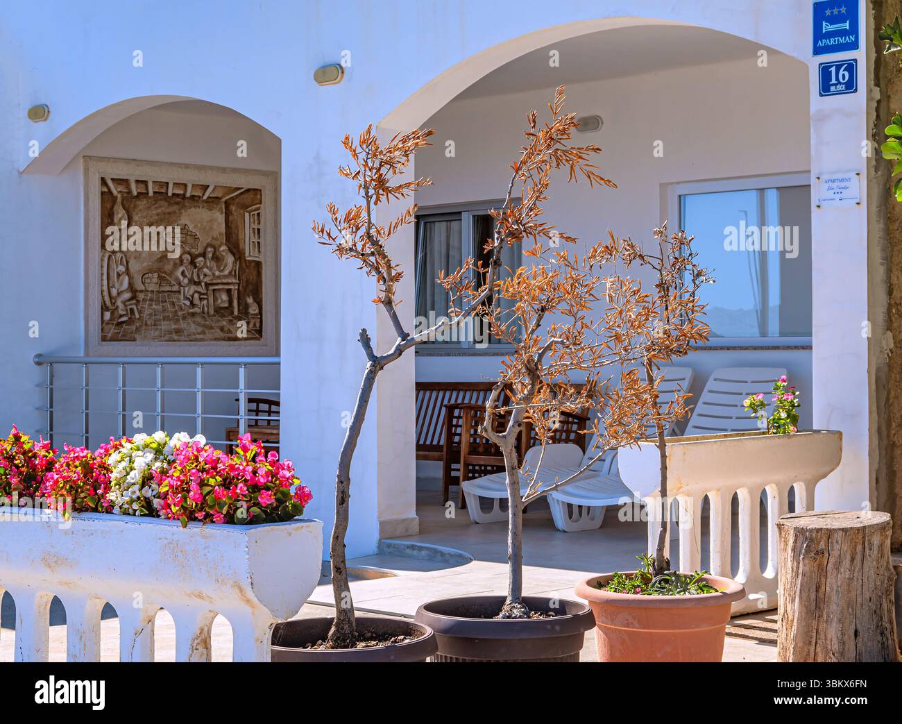 Croazia : vita sulle isole a Preko Foto Stock