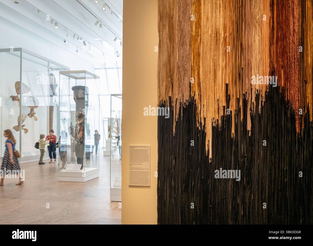 L'ala Michael C Rockefeller contiene manufatti provenienti da Africa, antiche Americhe e Oceania, 2025, Metropolitan Museum of Art, New York City, USA Foto Stock