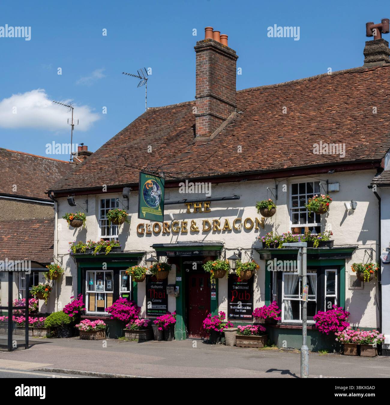 The George & Dragon Public House, Aylesbury Road, Wendover, Buckinghamshire, Inghilterra, REGNO UNITO Foto Stock