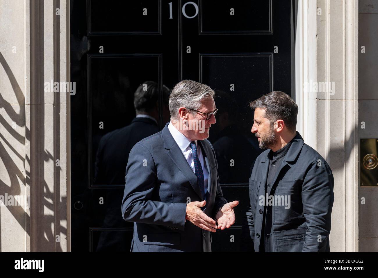 Londra, Regno Unito. 23 giugno 2025. Volodymyr Zelensky, presidente dell'Ucraina, arriva a Downing Street per parlare con Sir Keir Starmer, primo ministro. Crediti: Stephen Chung / Alamy Live News Foto Stock