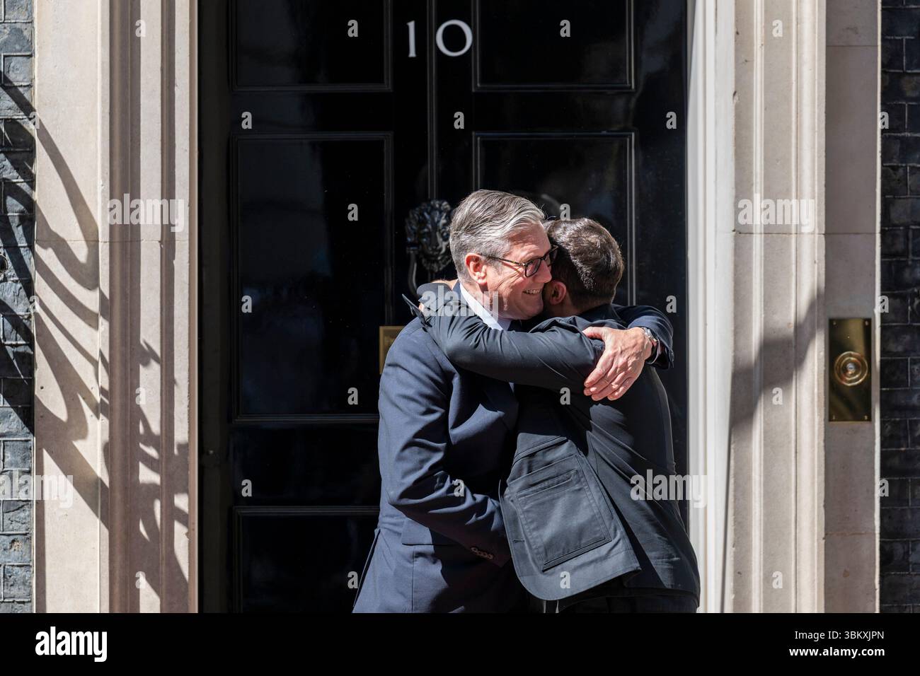 Londra, Regno Unito. 23 giugno 2025. Volodymyr Zelensky, presidente dell'Ucraina, arriva a Downing Street per parlare con Sir Keir Starmer, primo ministro. Crediti: Stephen Chung / Alamy Live News Foto Stock